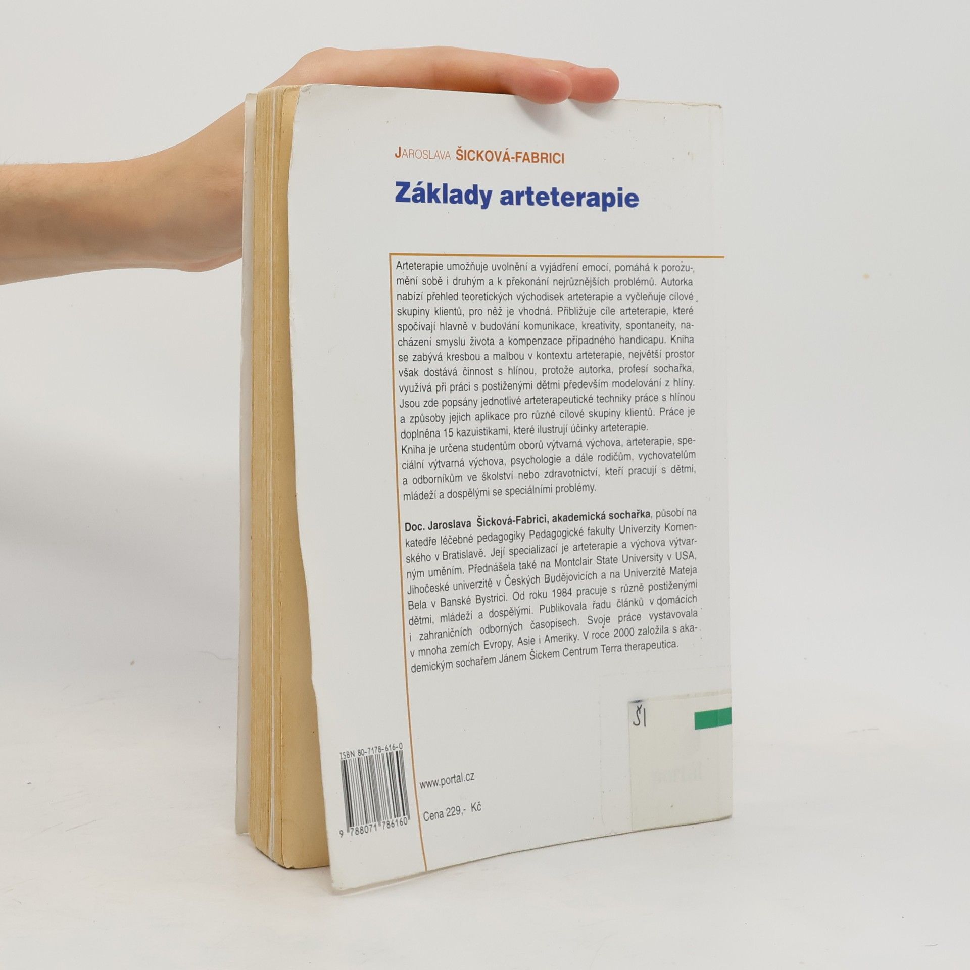 Jaroslava Šicková-Fabrici Základy arteterapie