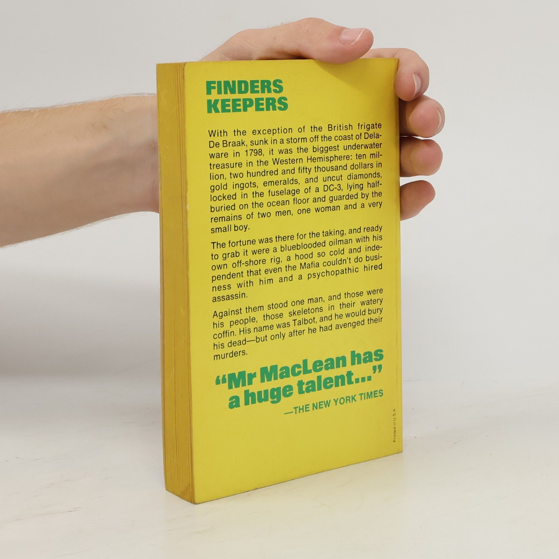 Alistair MacLean Fear Is the Key