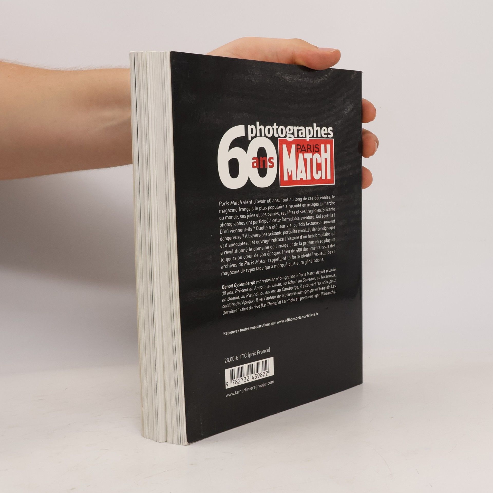 Benoi t. Gysembergh 60 ans = 60 photographes, Paris Match