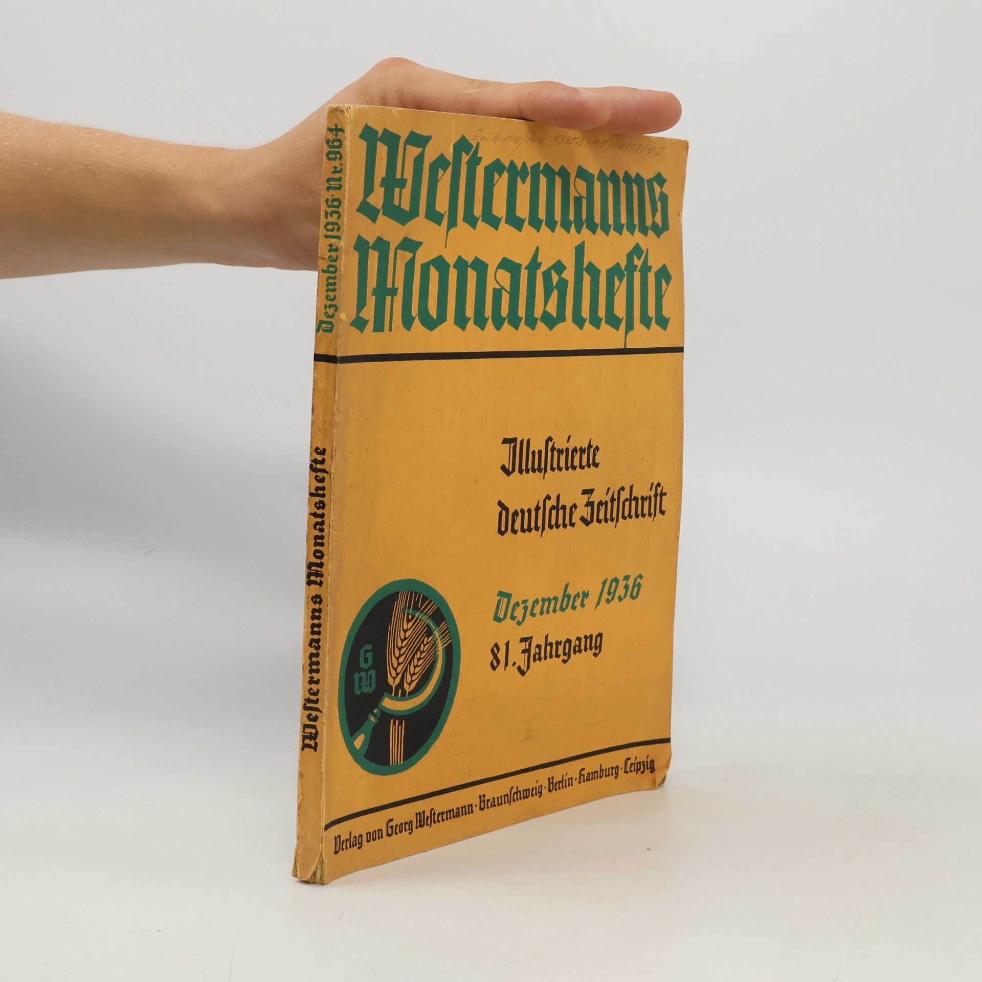 Various authors Westermanns Monatshefte 964