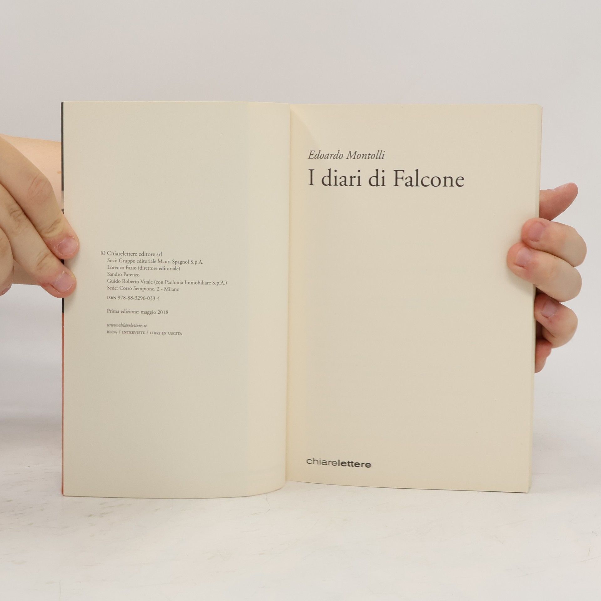 Edoardo Montolli Principioattivo: I diari di Falcone