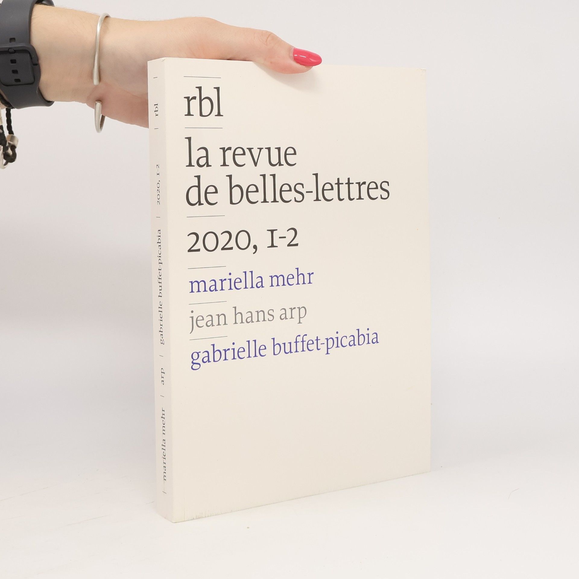 Nathalie Garbely La Revue de Belles-Lettres 144 année, 2020, 1-2