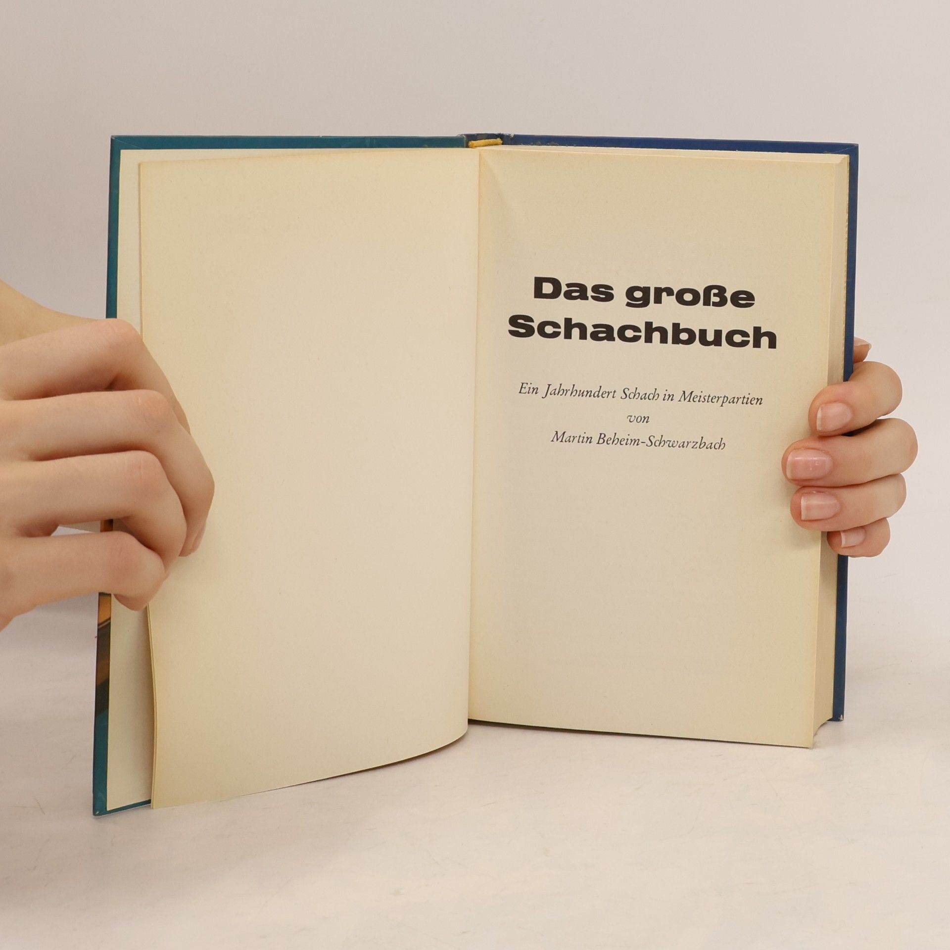 Martin Beheim-Schwarzbach Das große Schachbuch