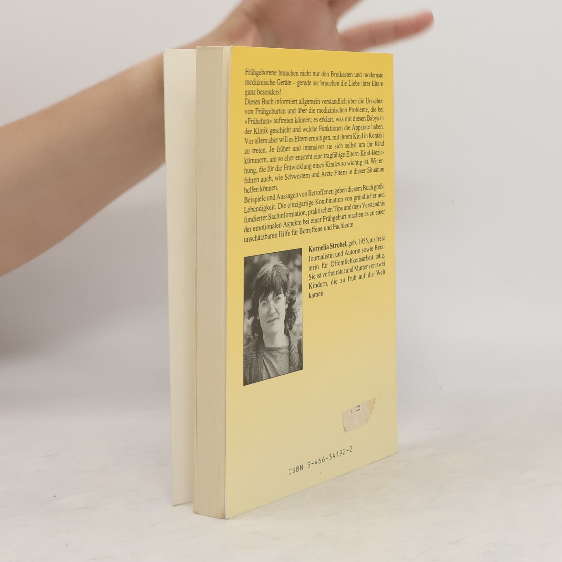 Kornelia Strobel Frühgeborene brauchen Liebe