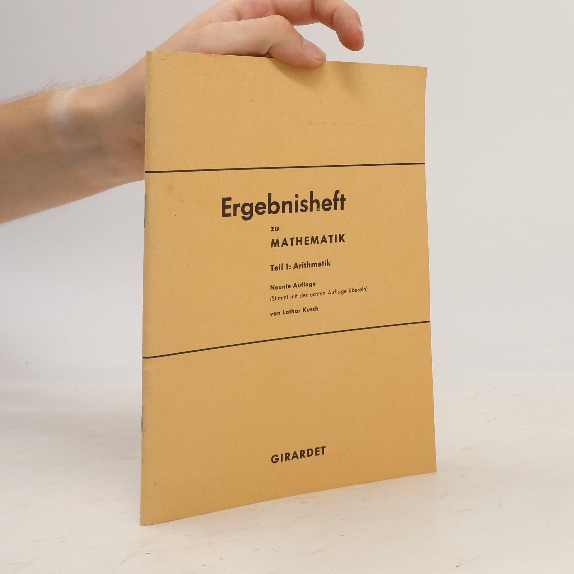 Ergebnisheft zu Mathematik 1