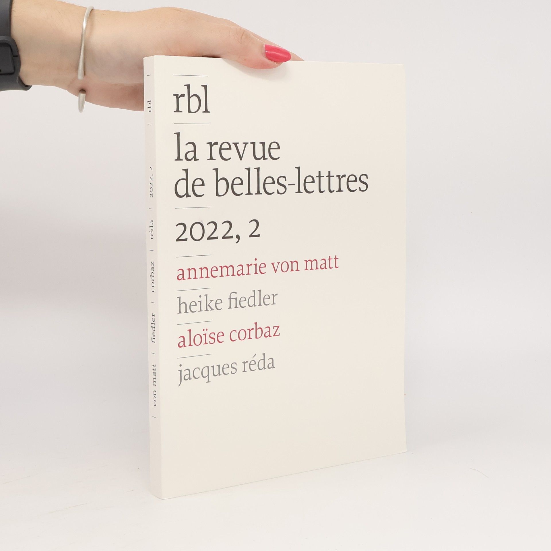 La Revue de Belles-Lettres, 146° année, 2022, 2