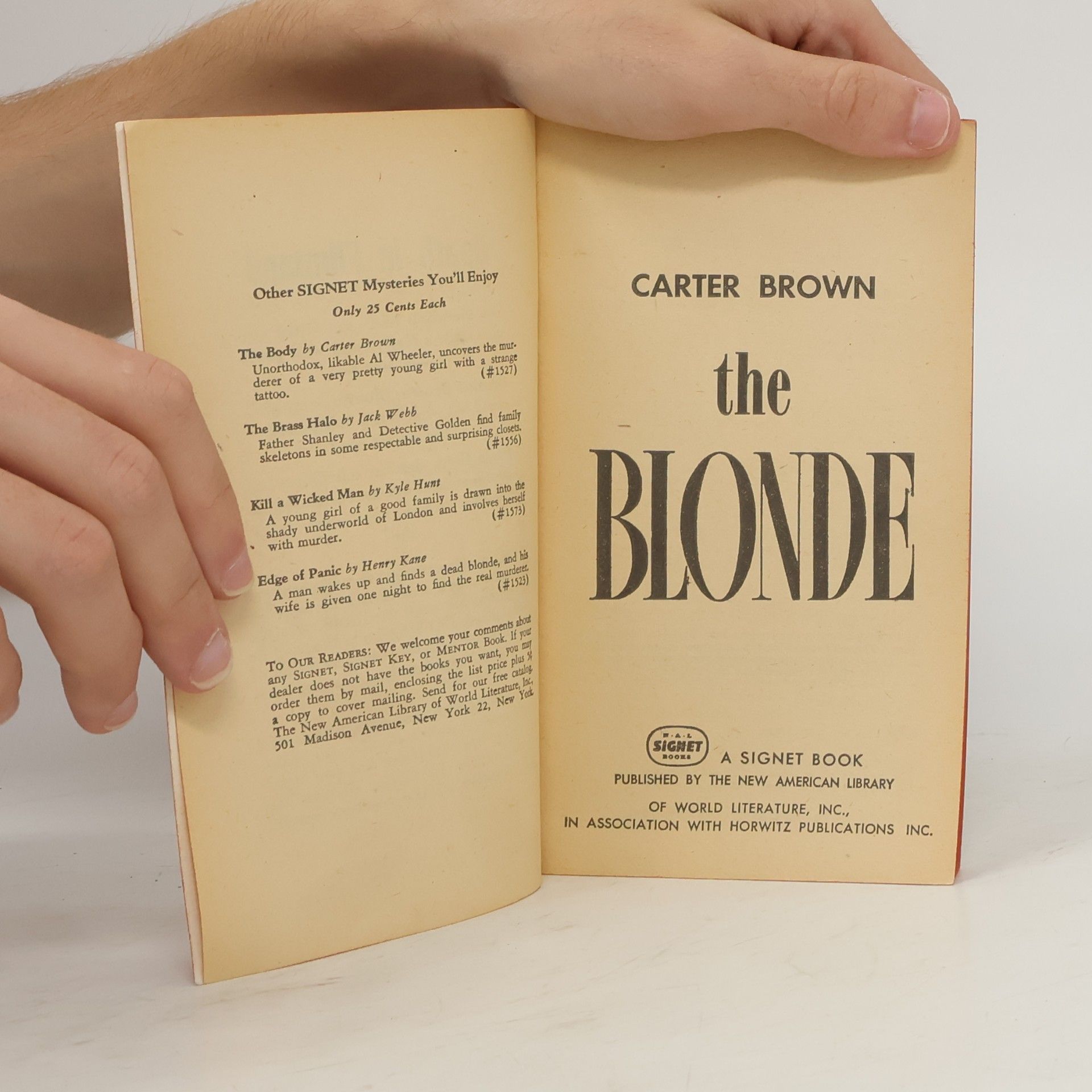 Carter Brown The Blonde