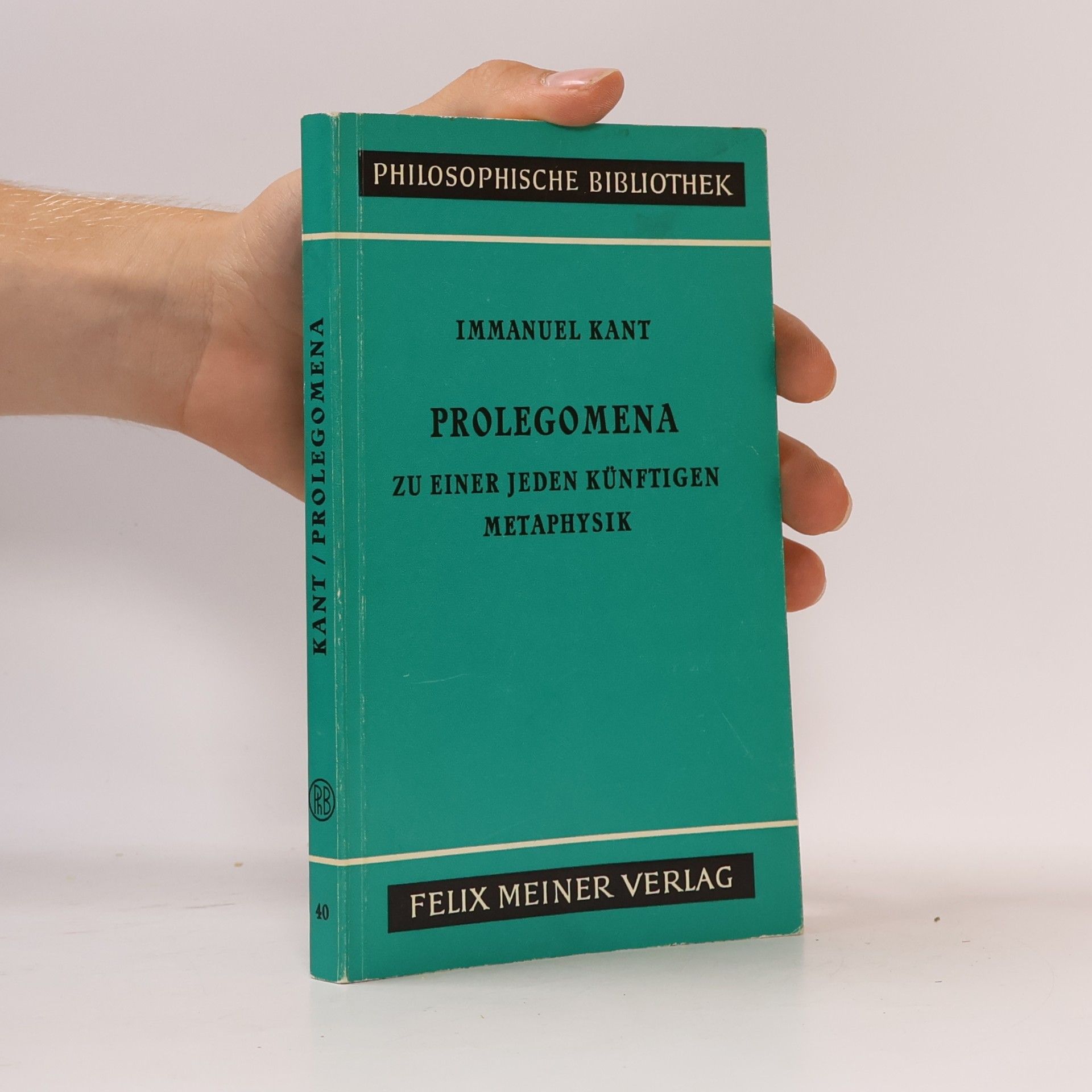 Immanuel Kant Prolegomena