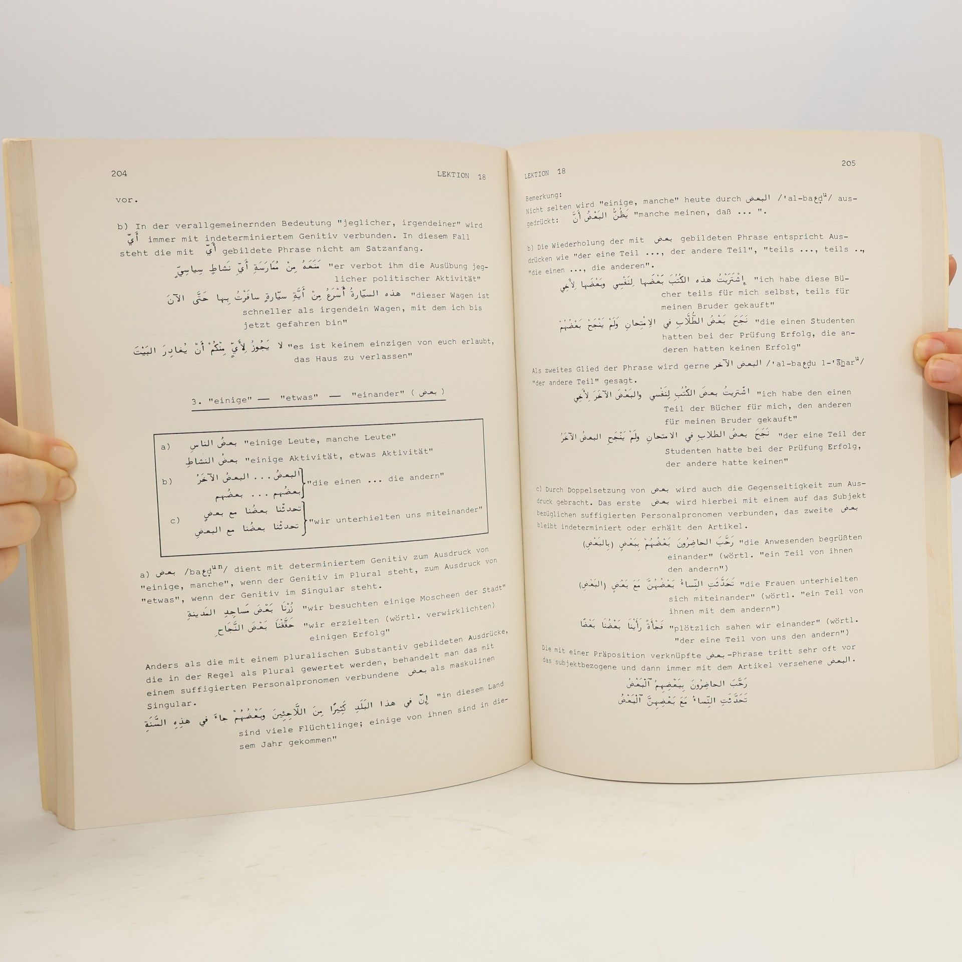 Wolfdietrich Fischer-Abendroth Lehrgang für die arabische Schriftsprache der Gegenwart Band 1