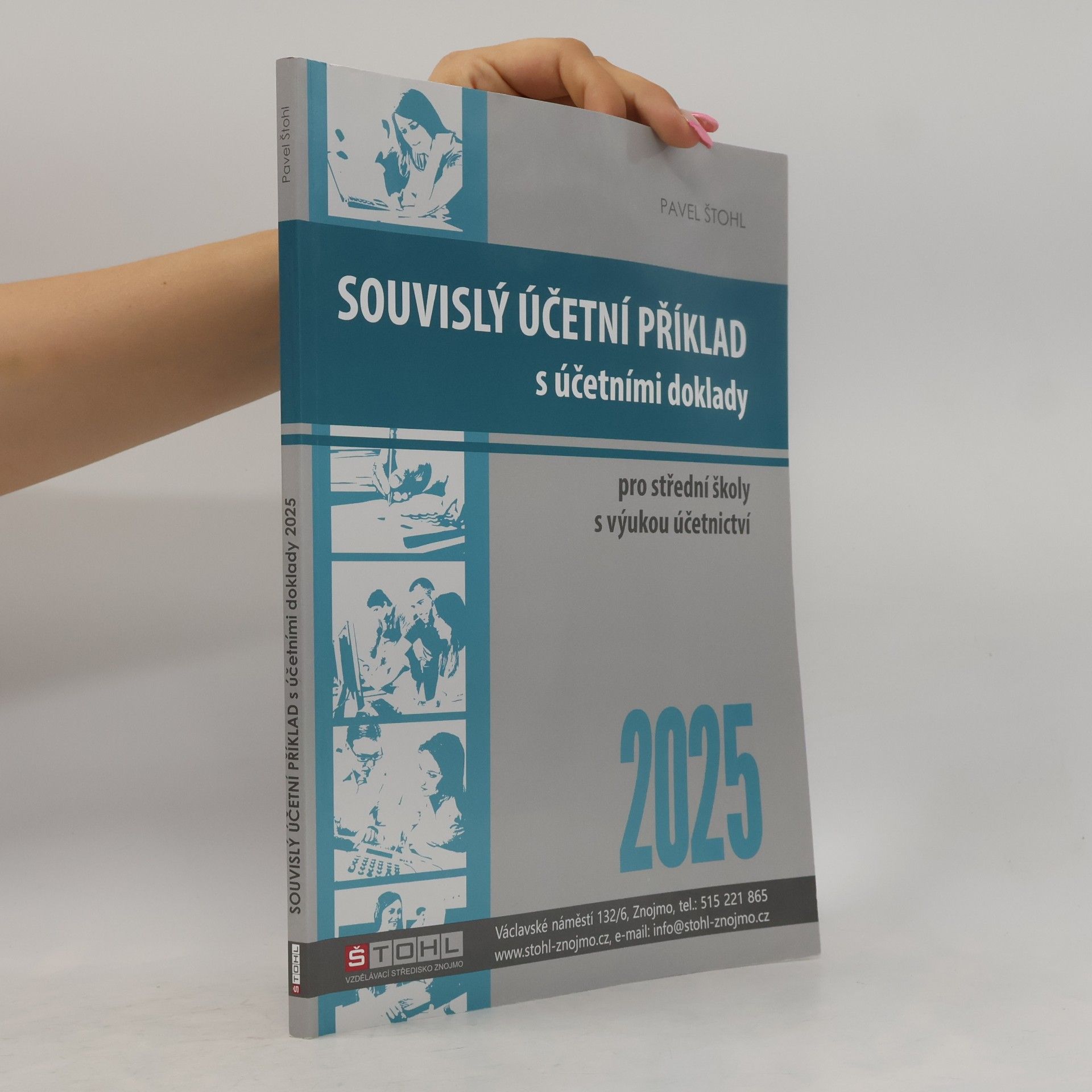 Souvislý účetní příklad s účetními doklady 2025