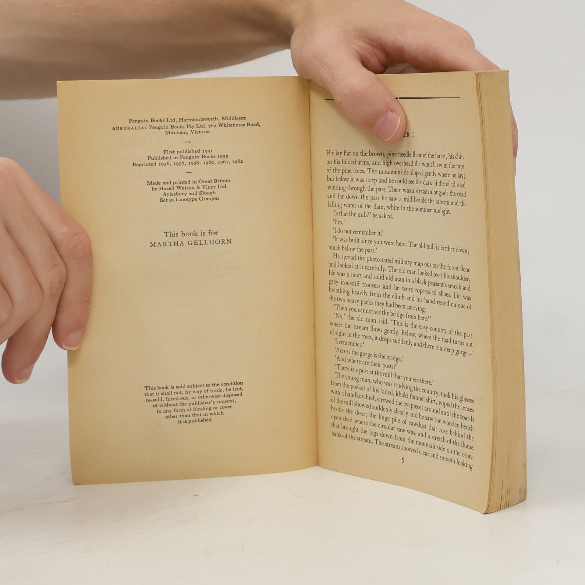 Ernest Hemingway For Whom the Bell Tolls