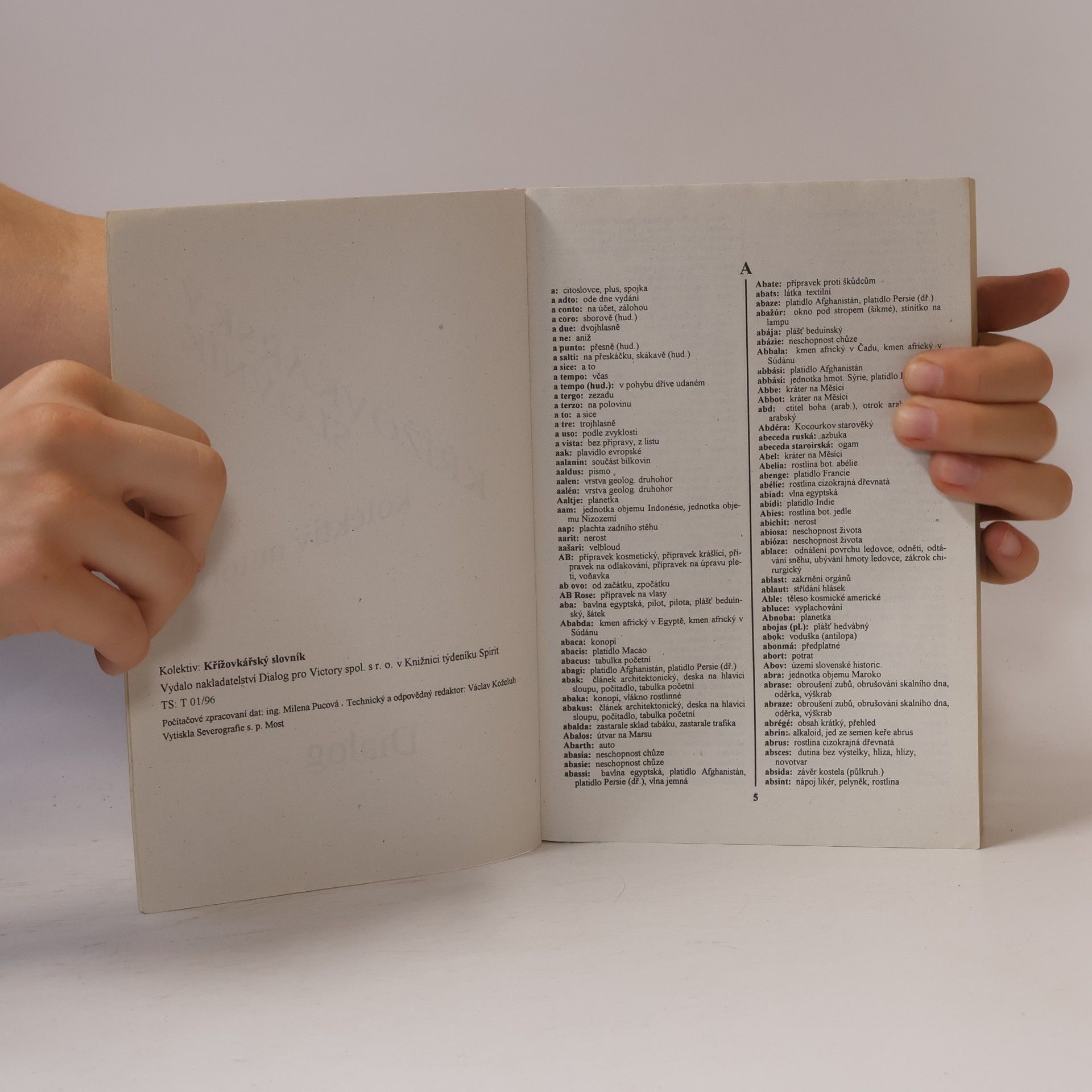 Collectif d'auteurs Křížovkářský slovník