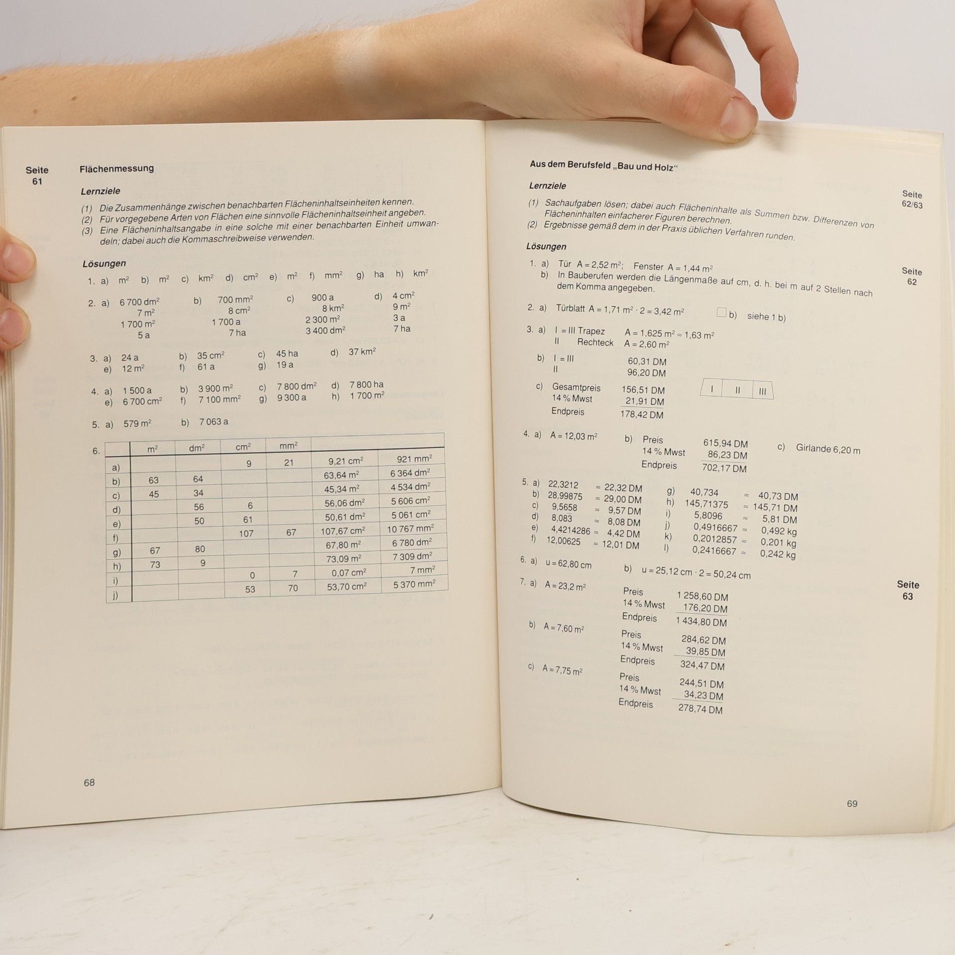 Heinz Griesel Welt der Mathematik - Mathematisches Unterrichtswerk für Hauptschulen in Hessen - Lösungen mit didaktisch-methodischem Kommentar