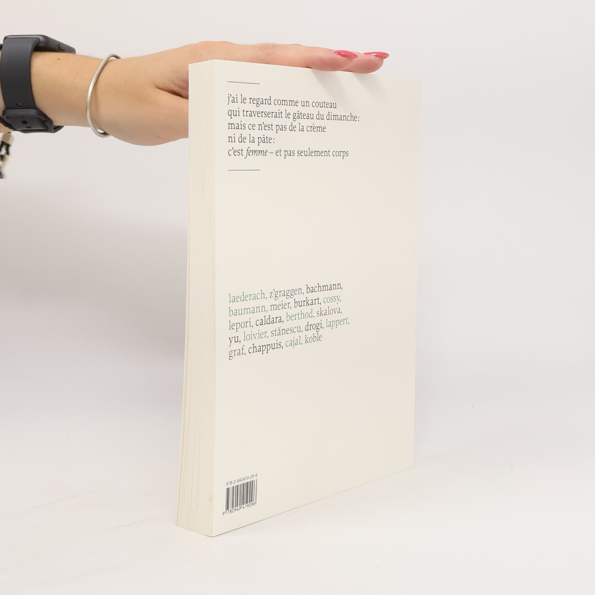 Monique Laederach La Revue de Belles-Lettres 2023, 2