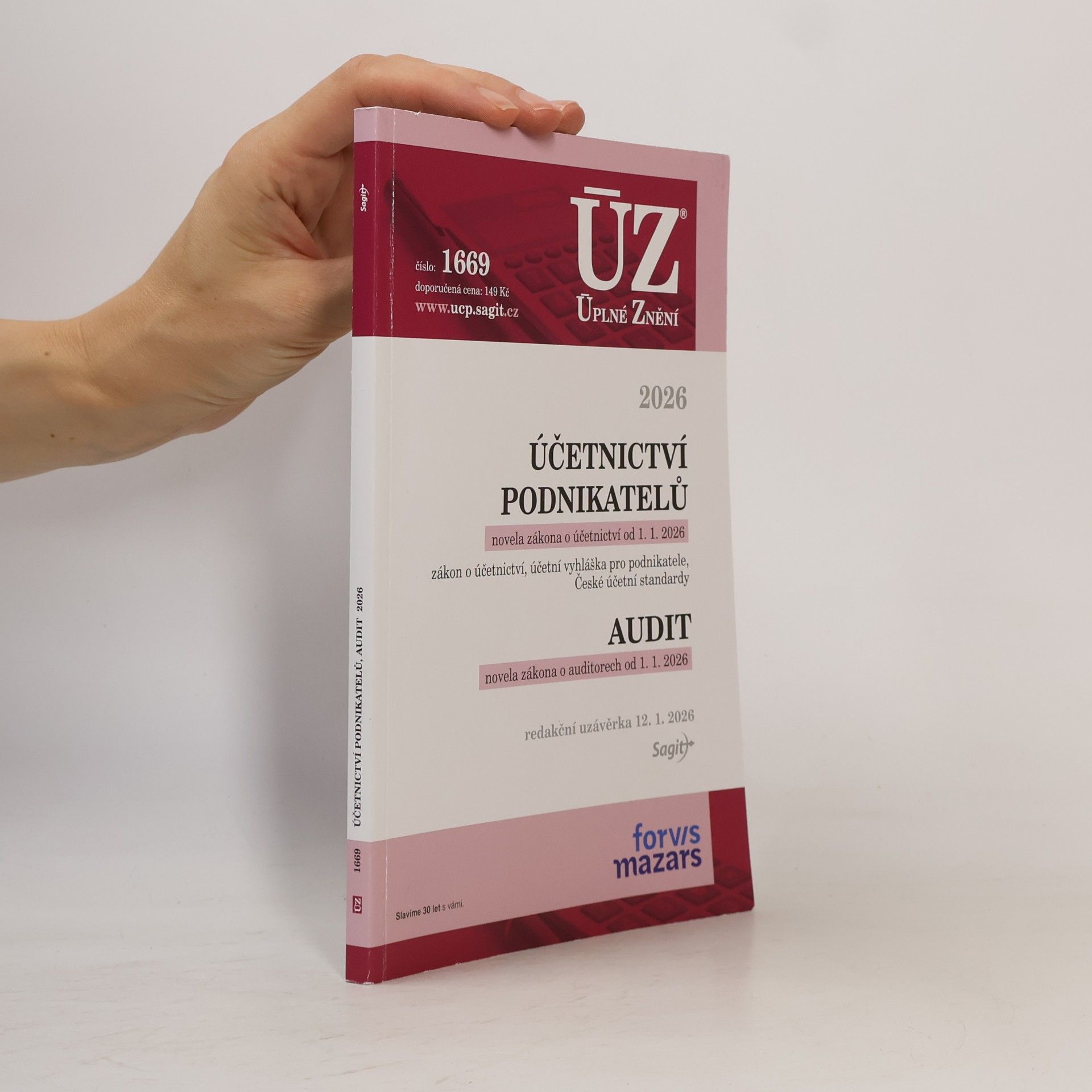 AA.VV. Účetnictví podnikatelů, audit 2026 1669