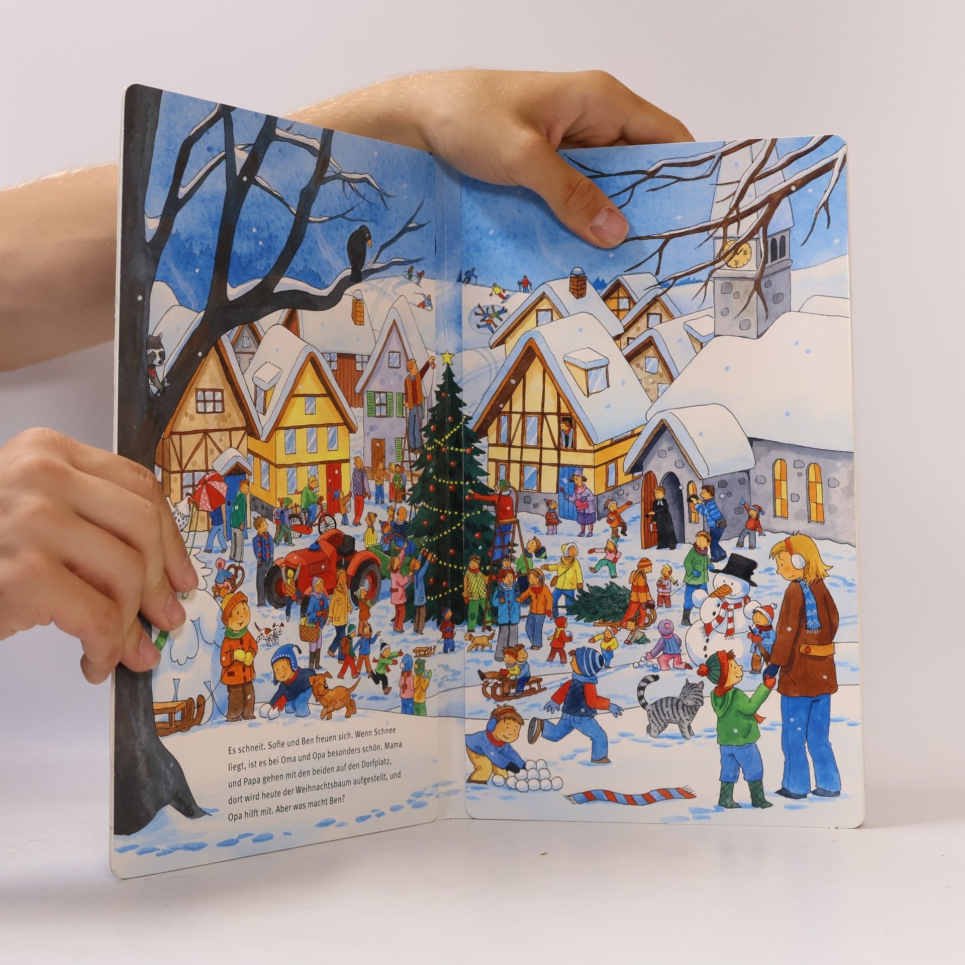 Kerstin M. Schuld Mein Tag & Nacht Wimmelbuch - Winter