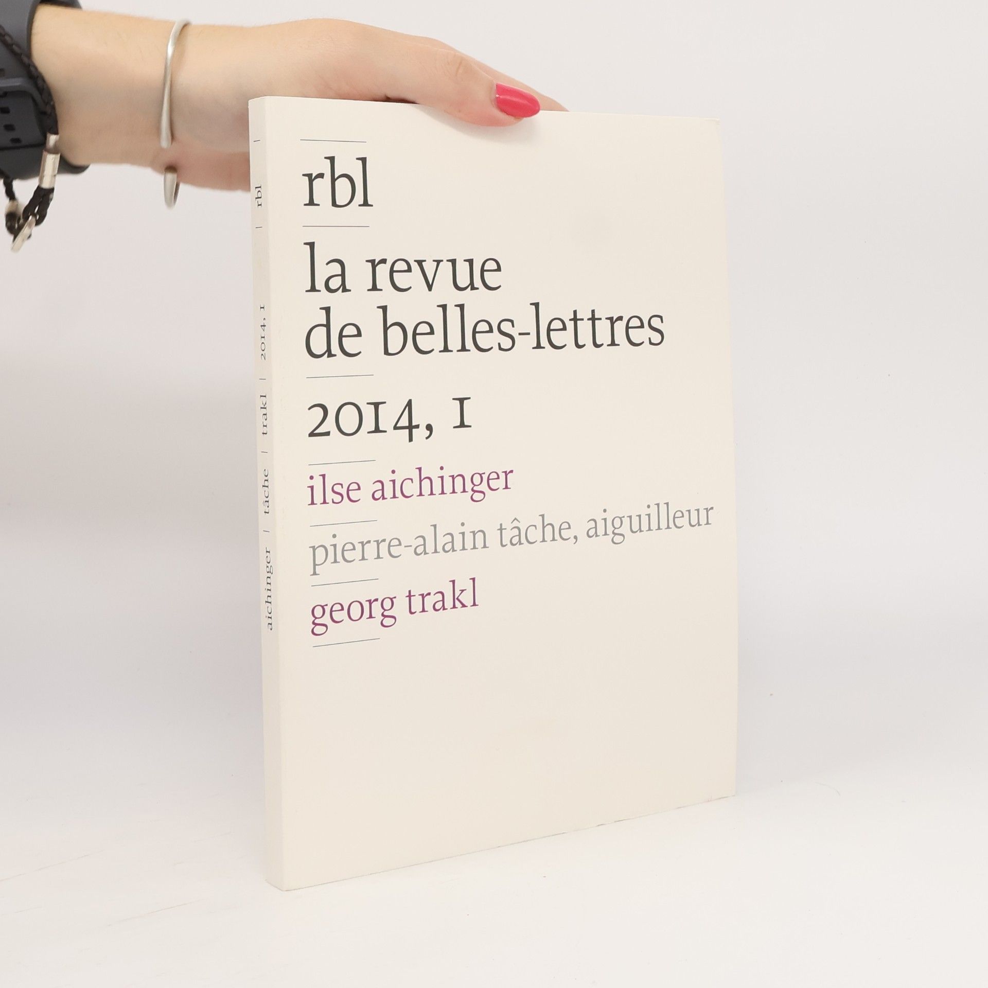 Stamatis Polenakis RBL La Revue de Belles-Lettres 2014, I