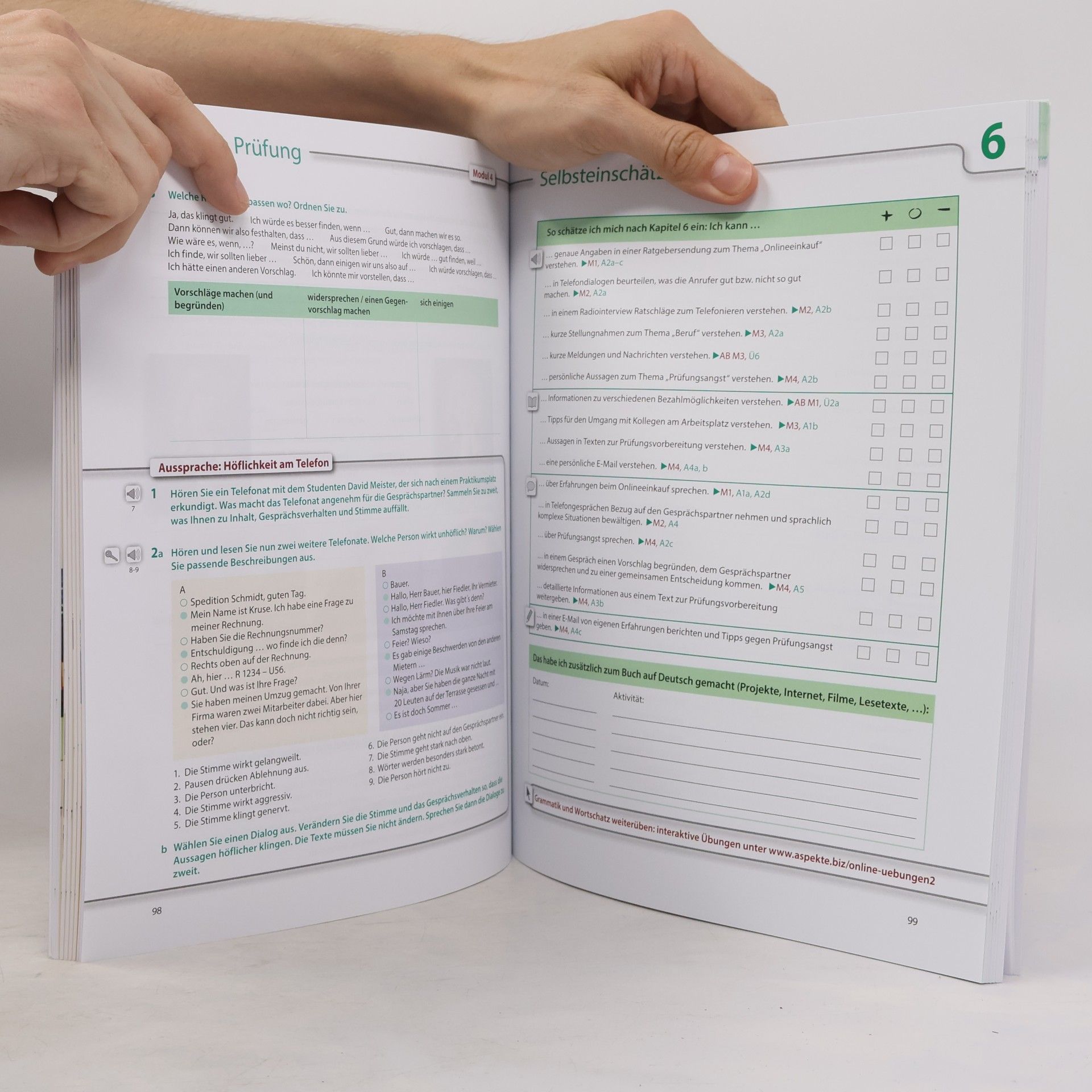 Collectif d'auteurs Aspekte neu B2 Teil 2 - Hybride Ausgabe allango
