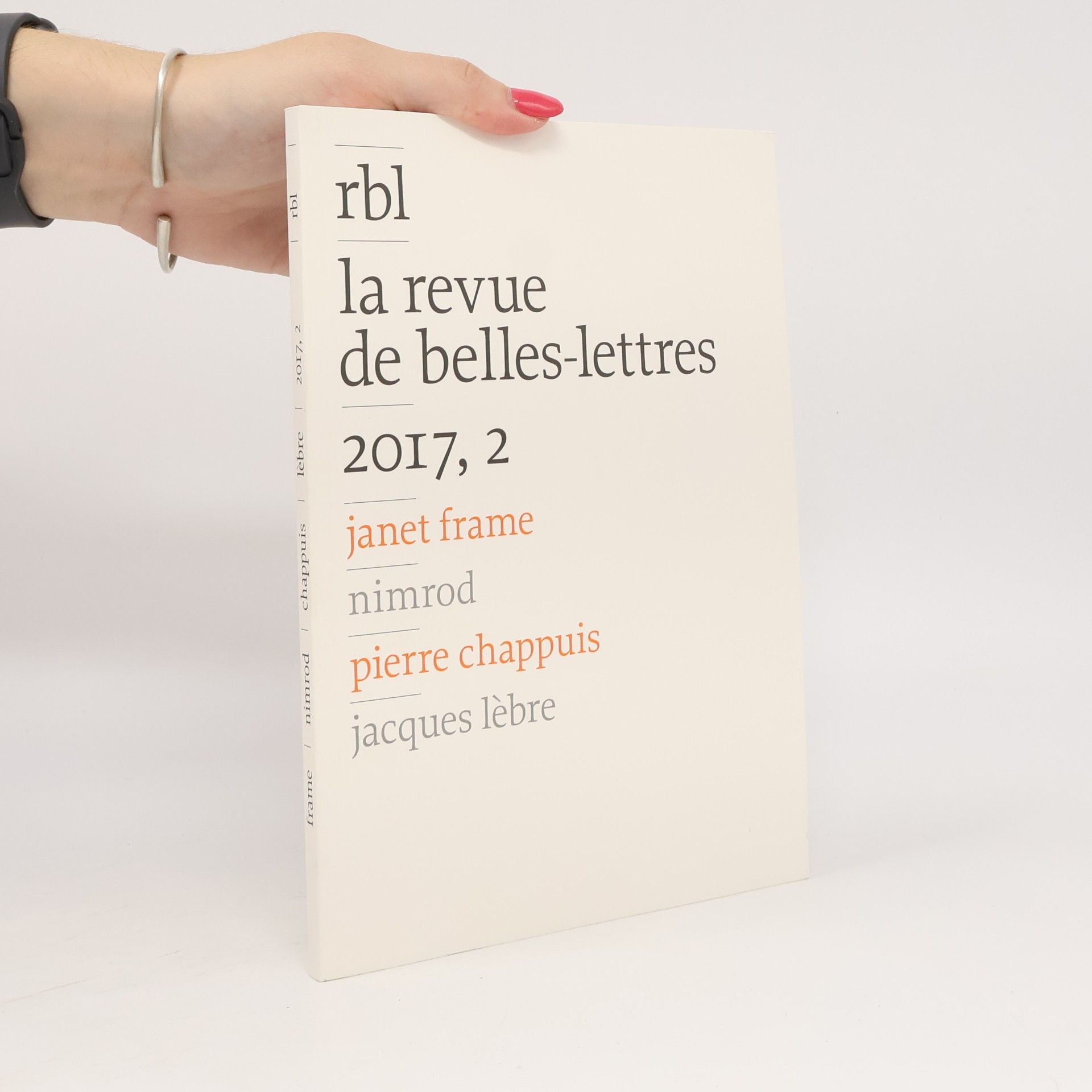 Janet Frame, Nimrod, Pierre Chappuis, Jacques Lèbre