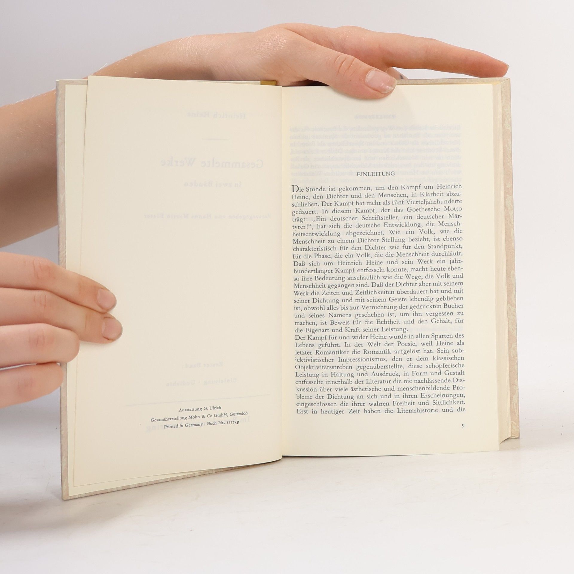 Heinrich Heine Heinrich Heine. Gesammelte Werke in zwei Bänden. 1
