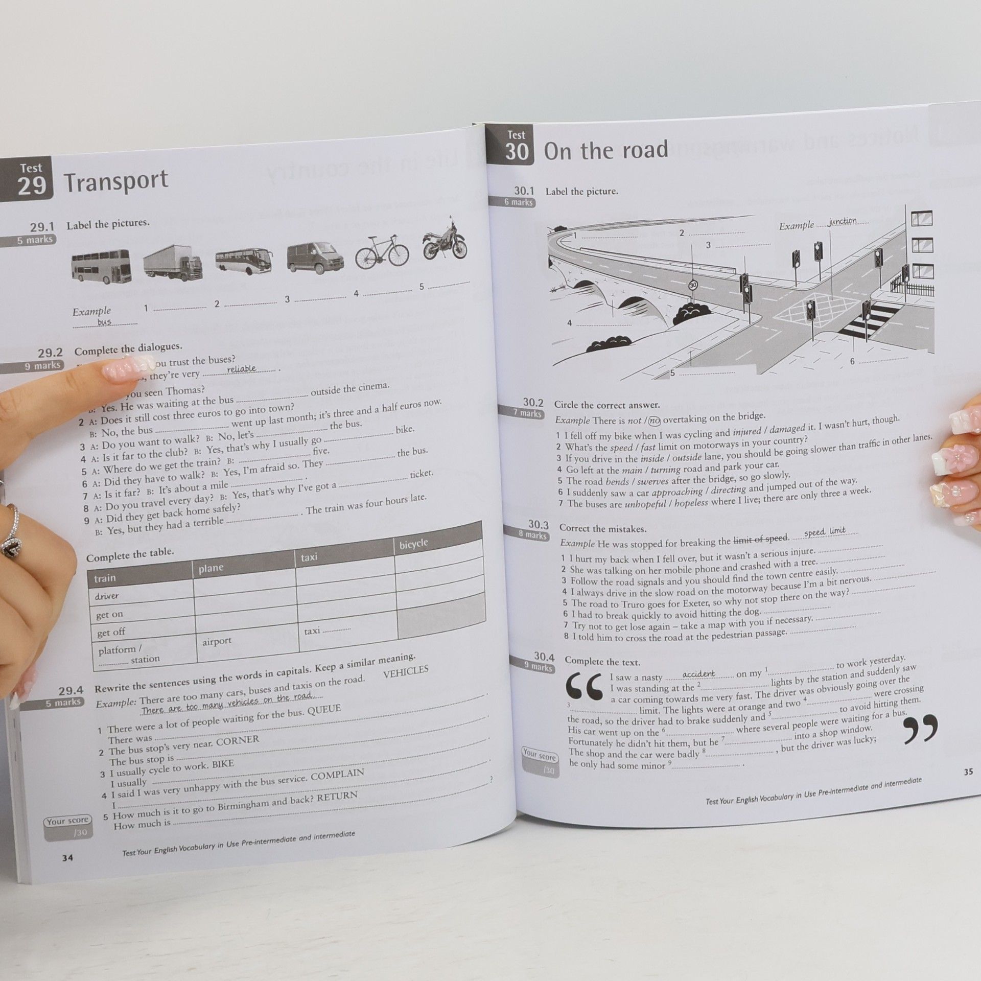 Ruth Gairns Test Your English Vocabulary in Use, Pre-intermediate and Intermediate with Answers
