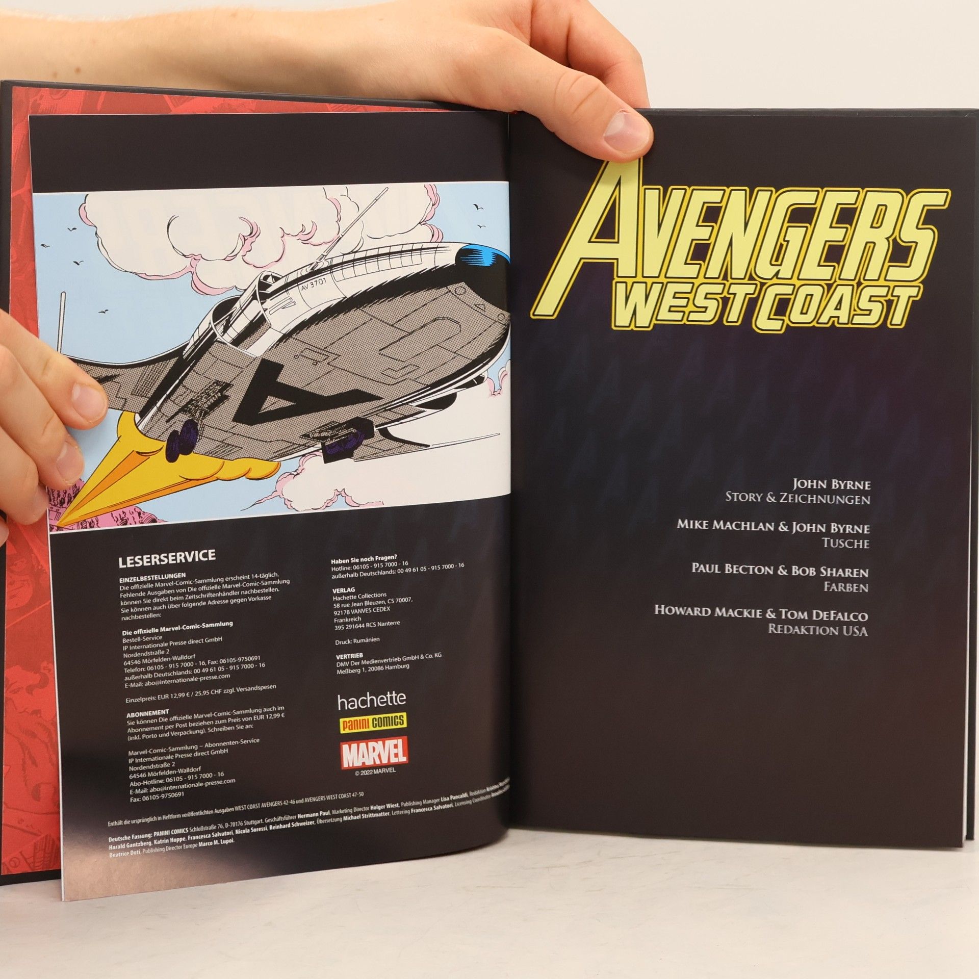 John Byrne Die offizielle Marvel-Comic-Sammlung 213: Avengers West Coast: Vision und Wahrheit