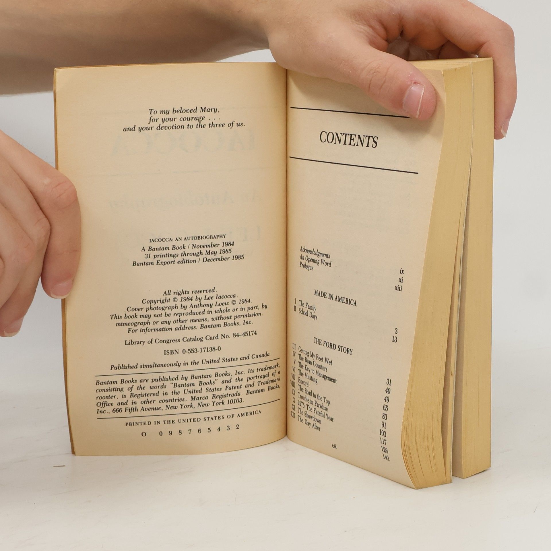 Lee A. Iacocca Iacocca. An Autobigraphy