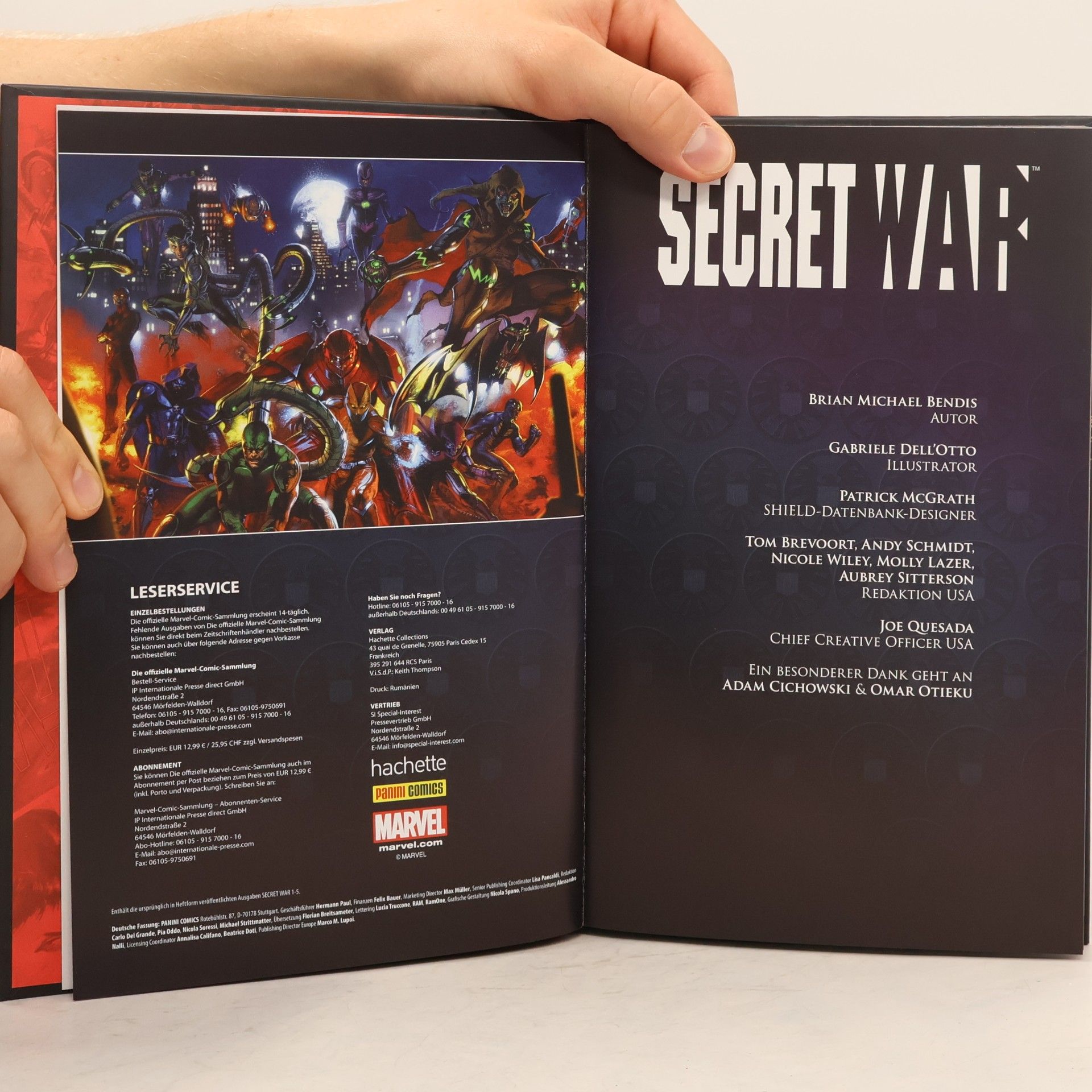 Brian Michael Bendis Die offizielle Marvel-Comic-Sammlung 33. Secret War