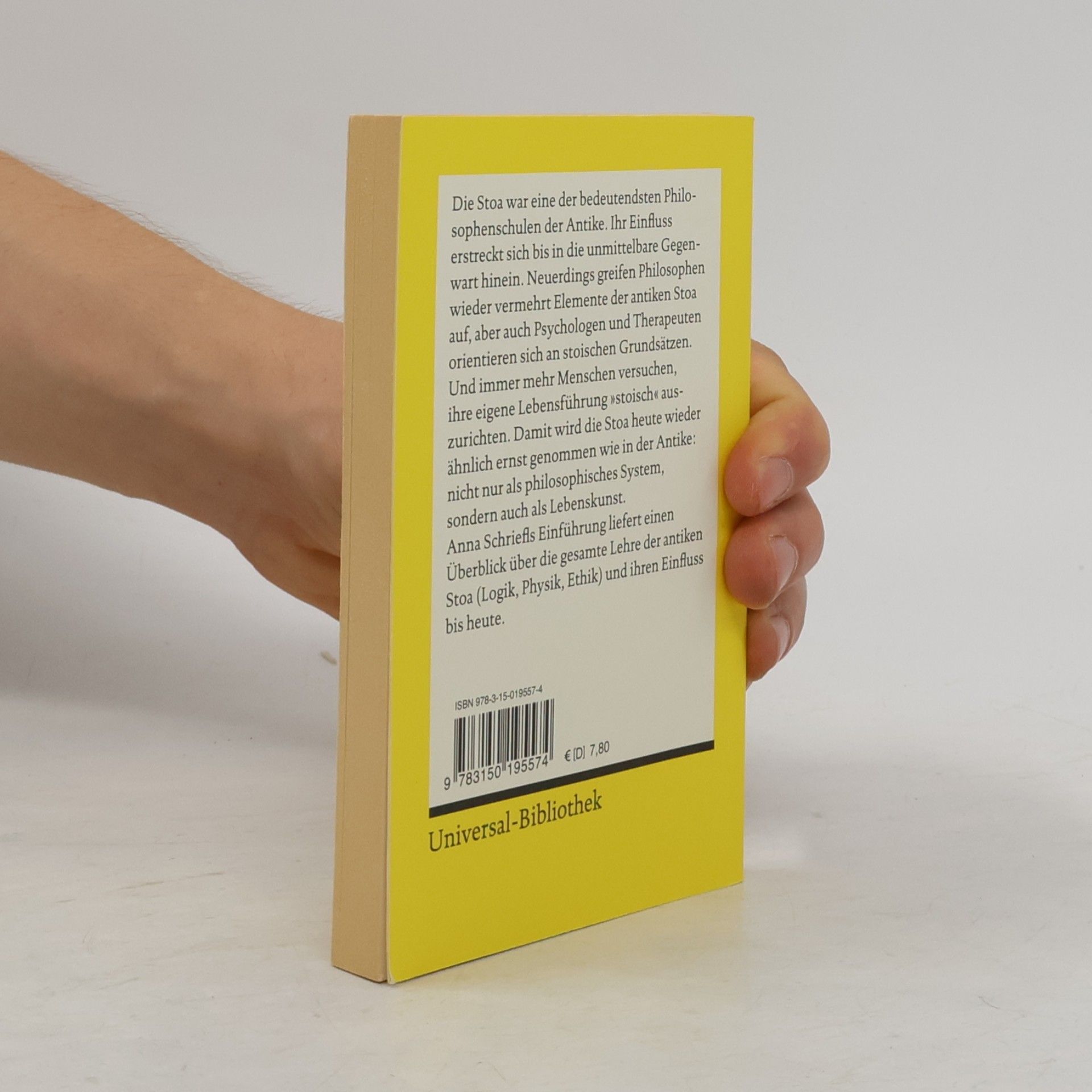 Anna Schriefl Stoische Philosophie