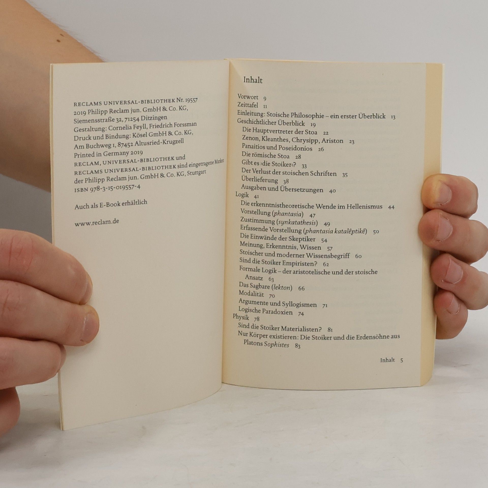 Anna Schriefl Stoische Philosophie