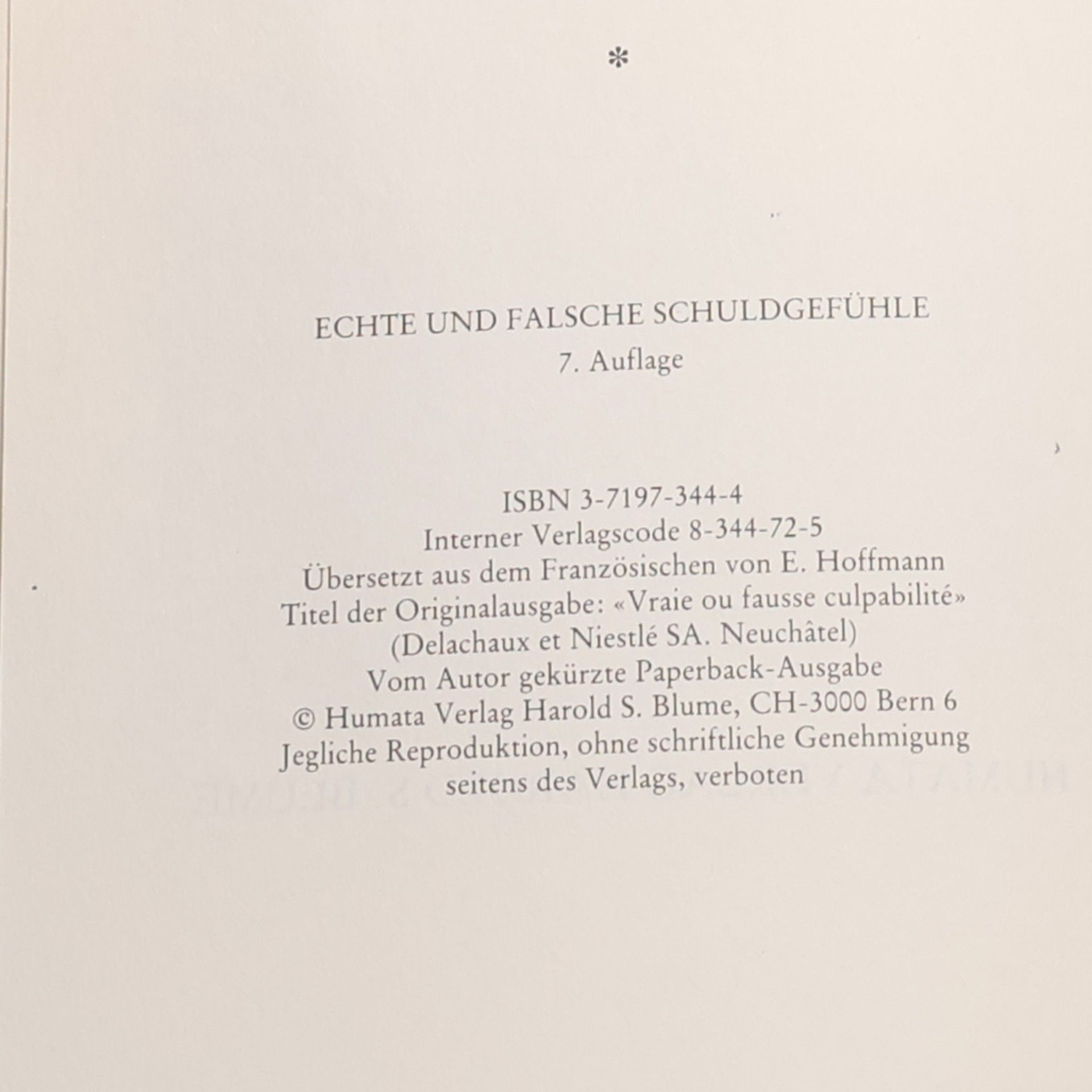 Paul Tournier Echte und falsche Schuldgefühle