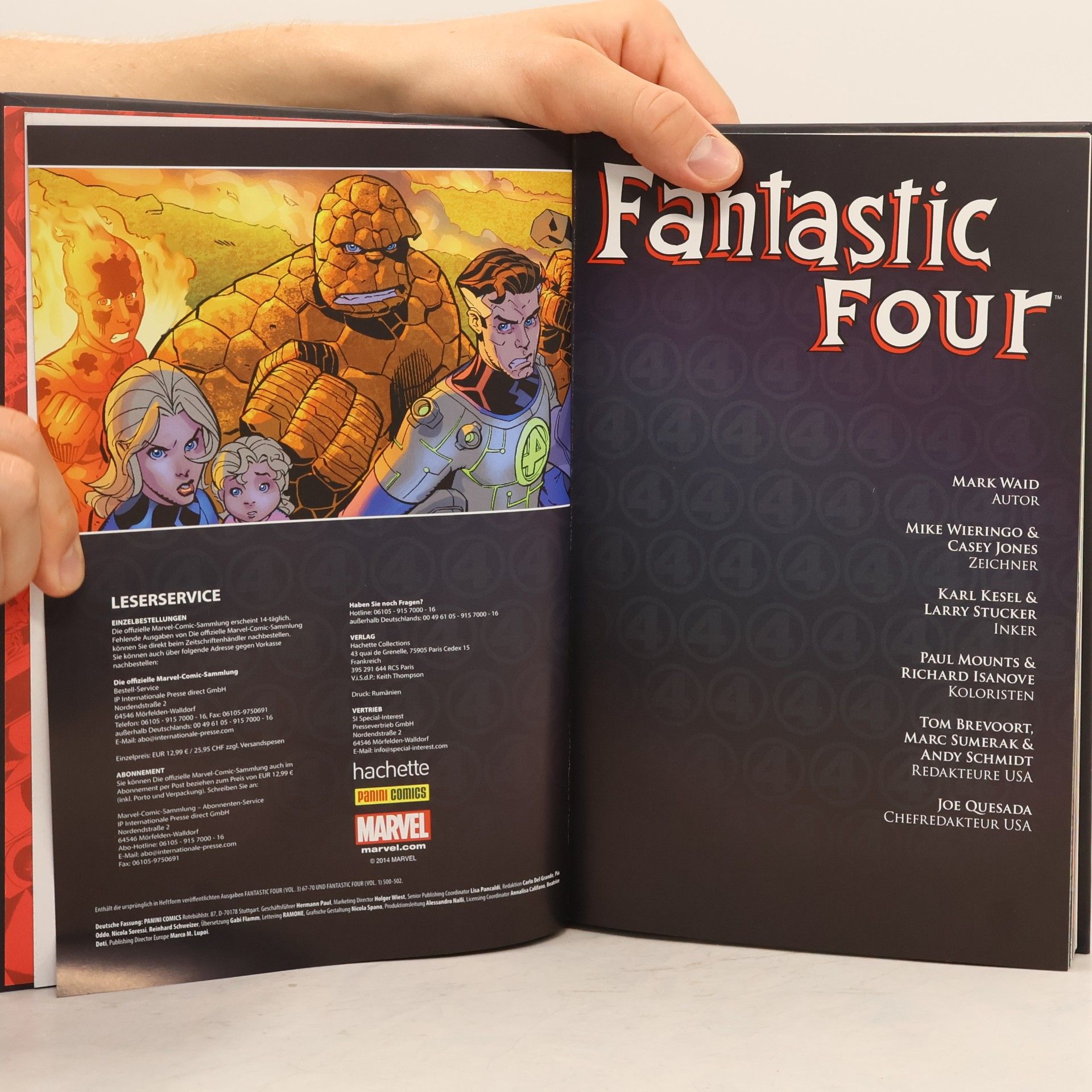 Mark Waid Die offizielle Marvel-Comic-Sammlung 30. Fantastic Four: Unfassbar