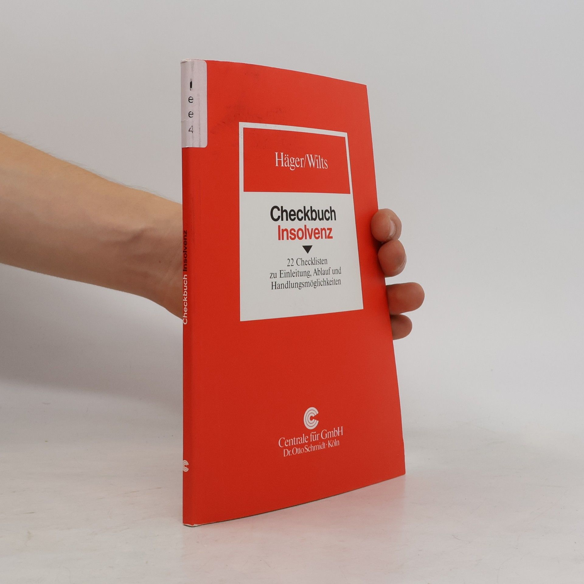 Rainer Wilts Checkbuch Insolvenz