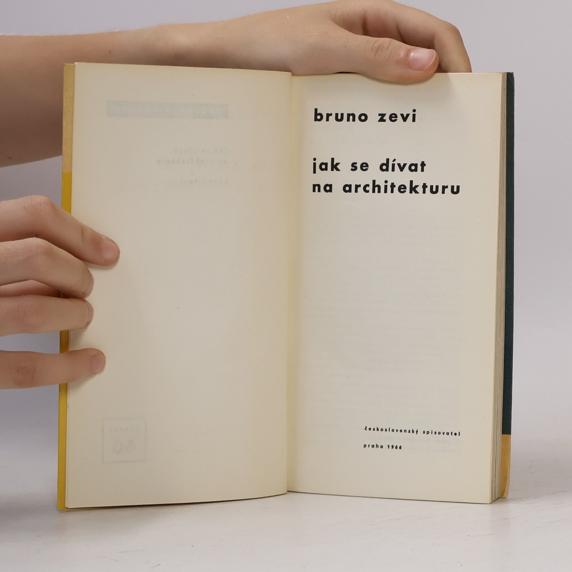Bruno Zevi Jak se dívat na architekturu