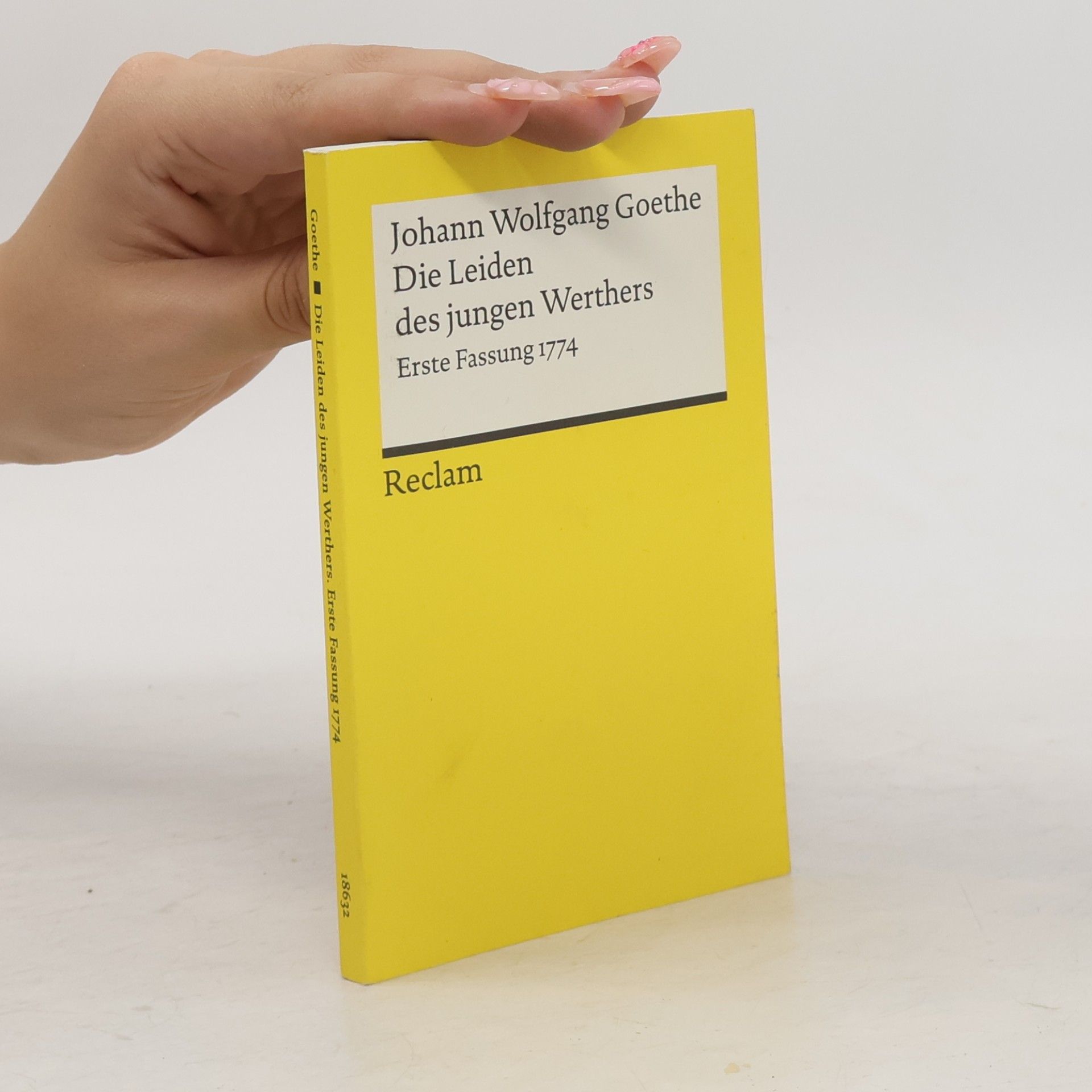 Johann Wolfgang von Goethe Die Leiden des jungen Werthers