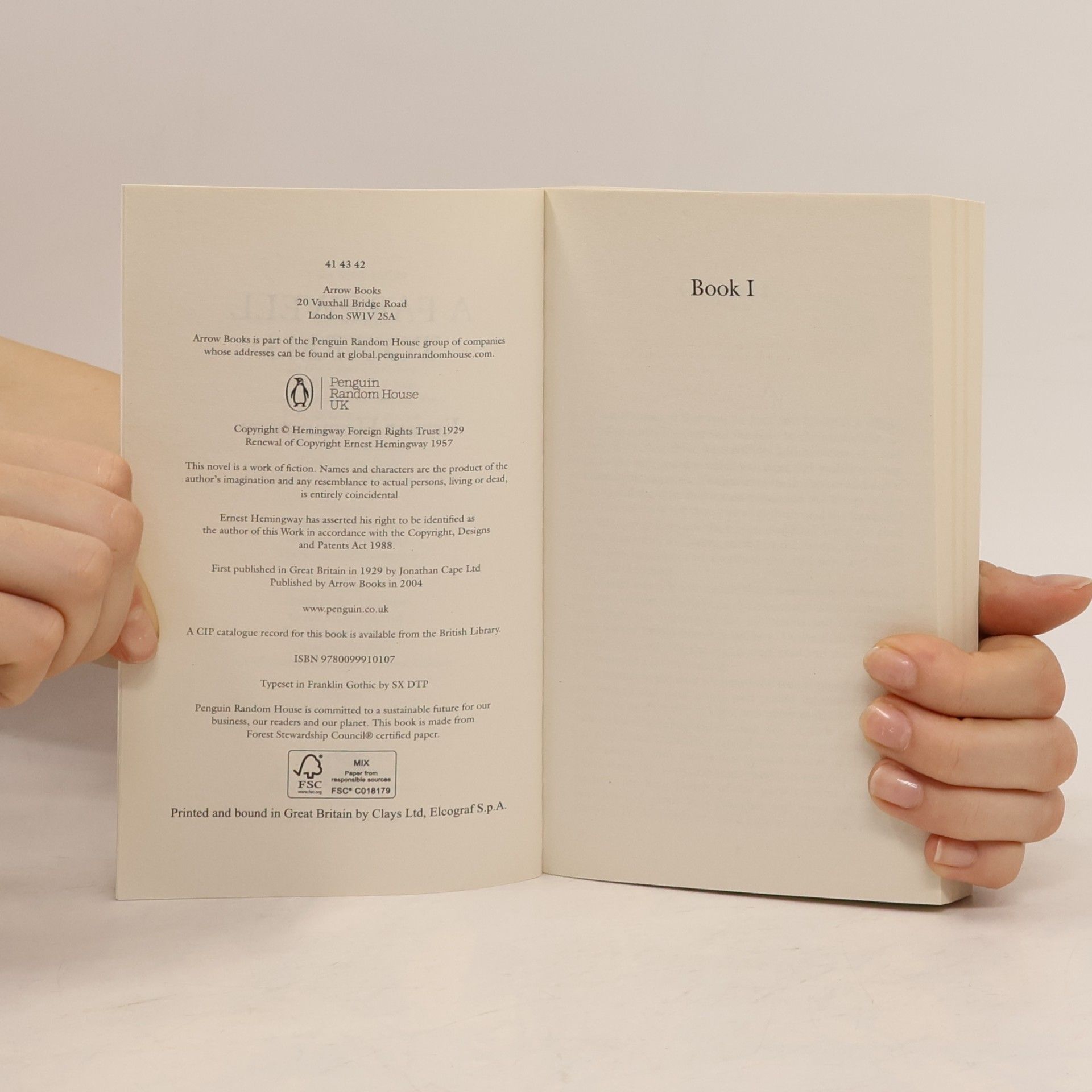 Ernest Hemingway A Farewell to Arms