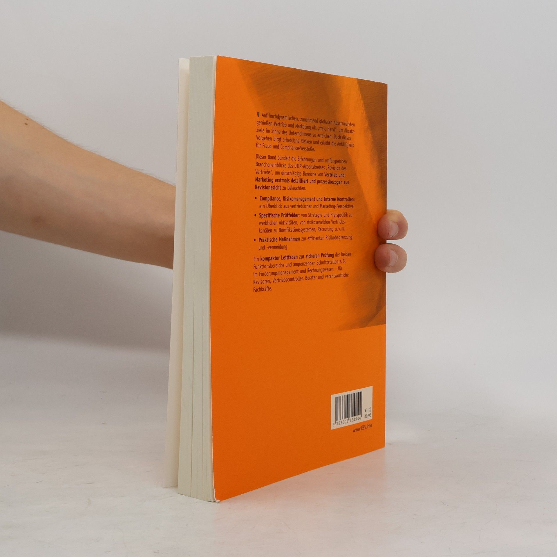 DIIR - Deutsches Institut für Interne Revision e. V. DIIR-Schriftenreihe - 50: Revision von Vertrieb und Marketing