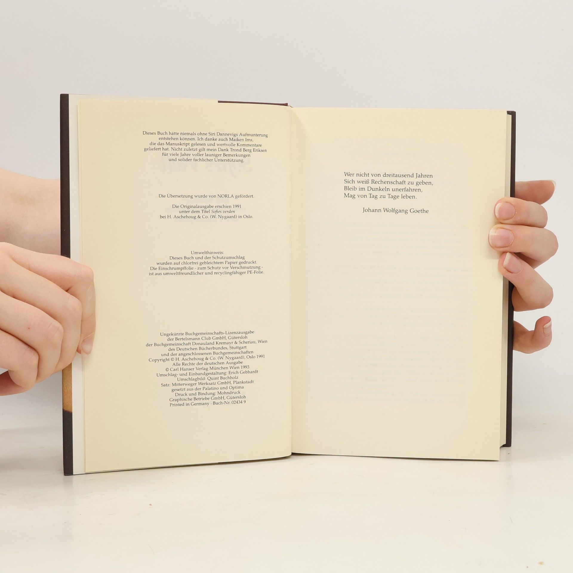 Jostein Gaarder Sofies Welt