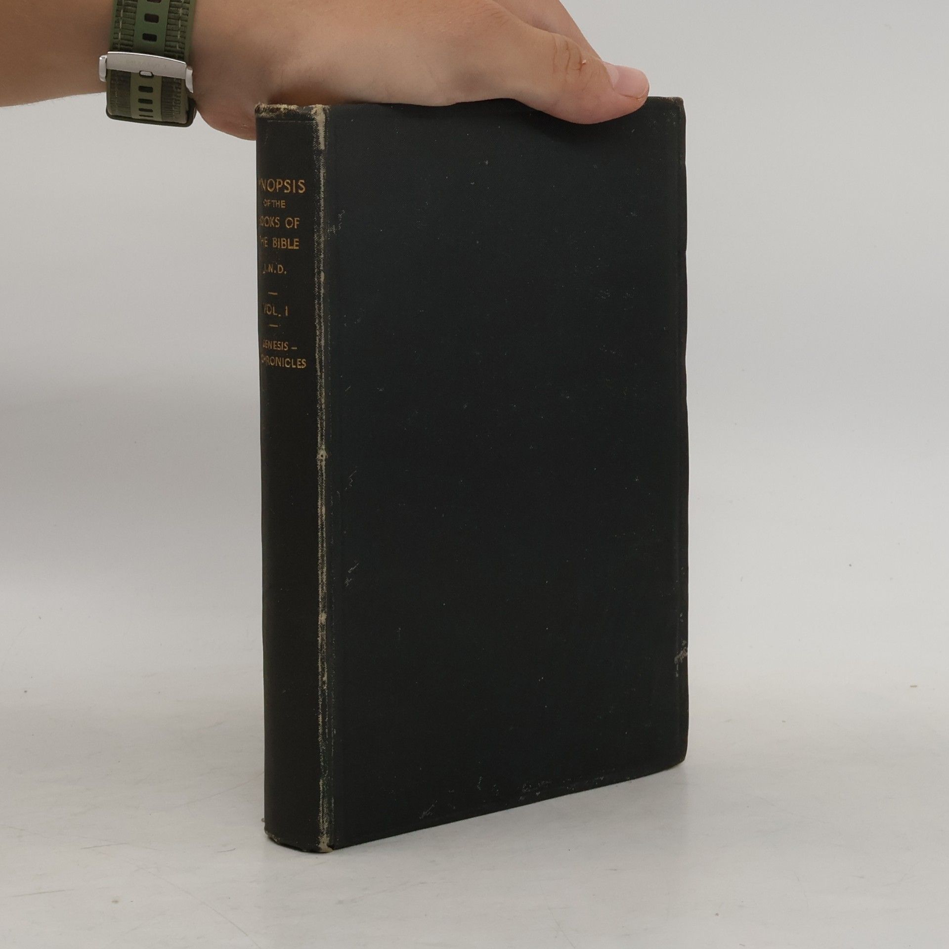 J. N. Darby Synopsis of the Books of the Bible. Vol. I