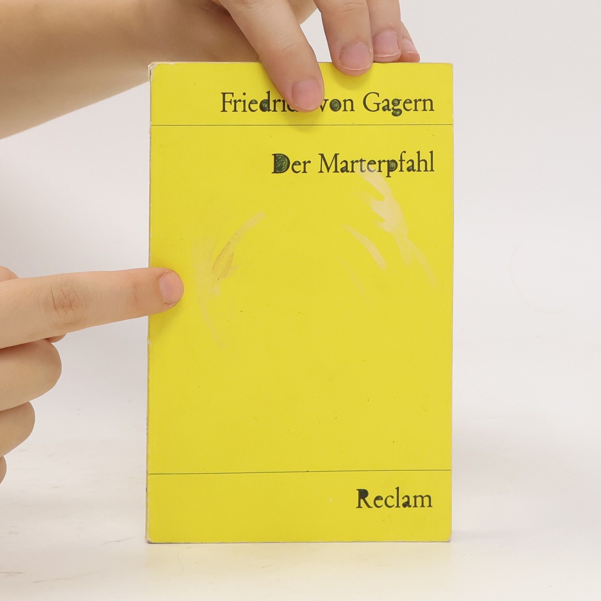 Friedrich E. Frhr. Von Gagern Der Marterpfahl. Novelle. Nachw. v. R. Hohlbaum