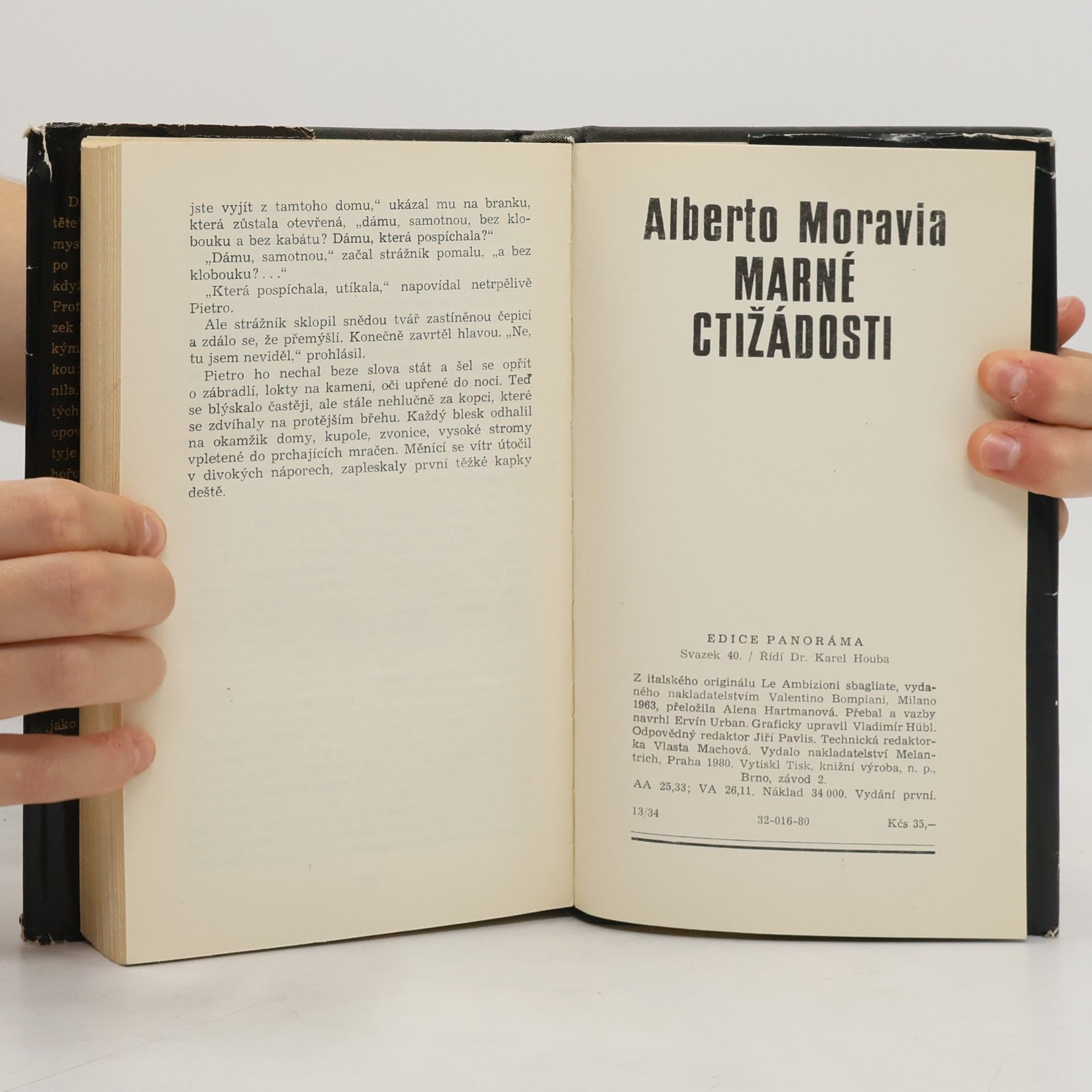 Alberto Moravia Marné ctižádosti