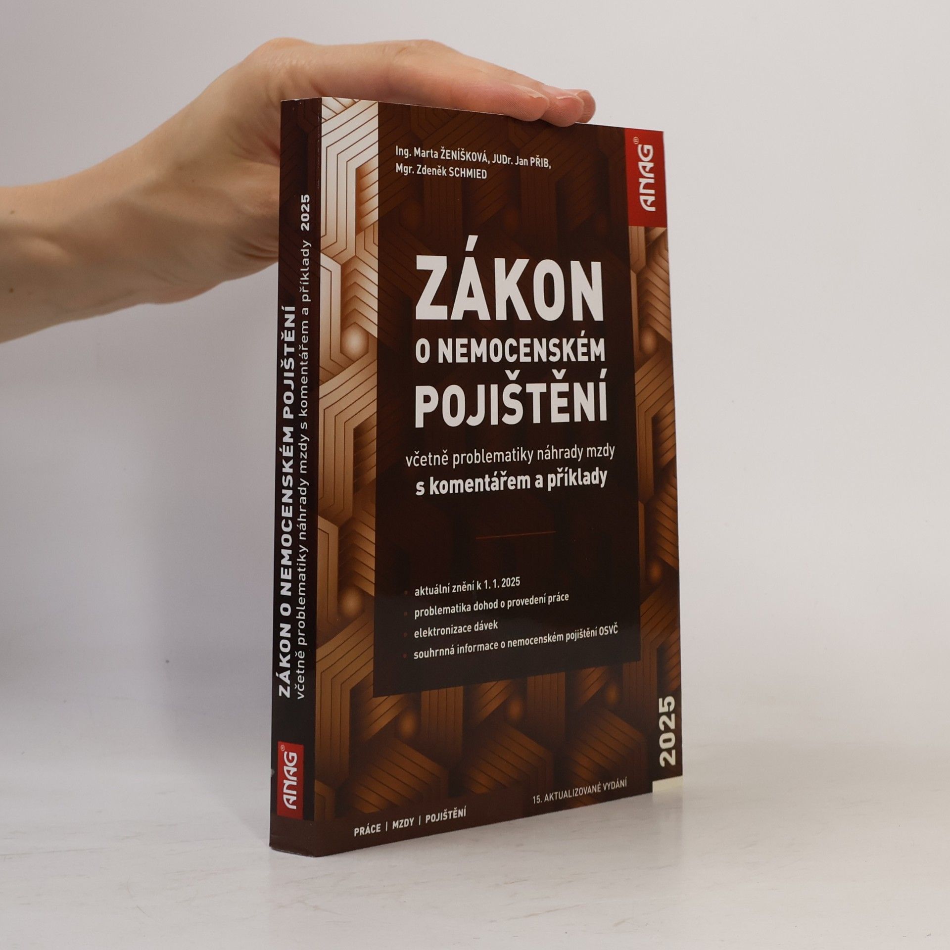 Zdeněk Schmied Zákon o nemocenském pojištění včetně problematiky náhrady mzdy s komentářem a příklady