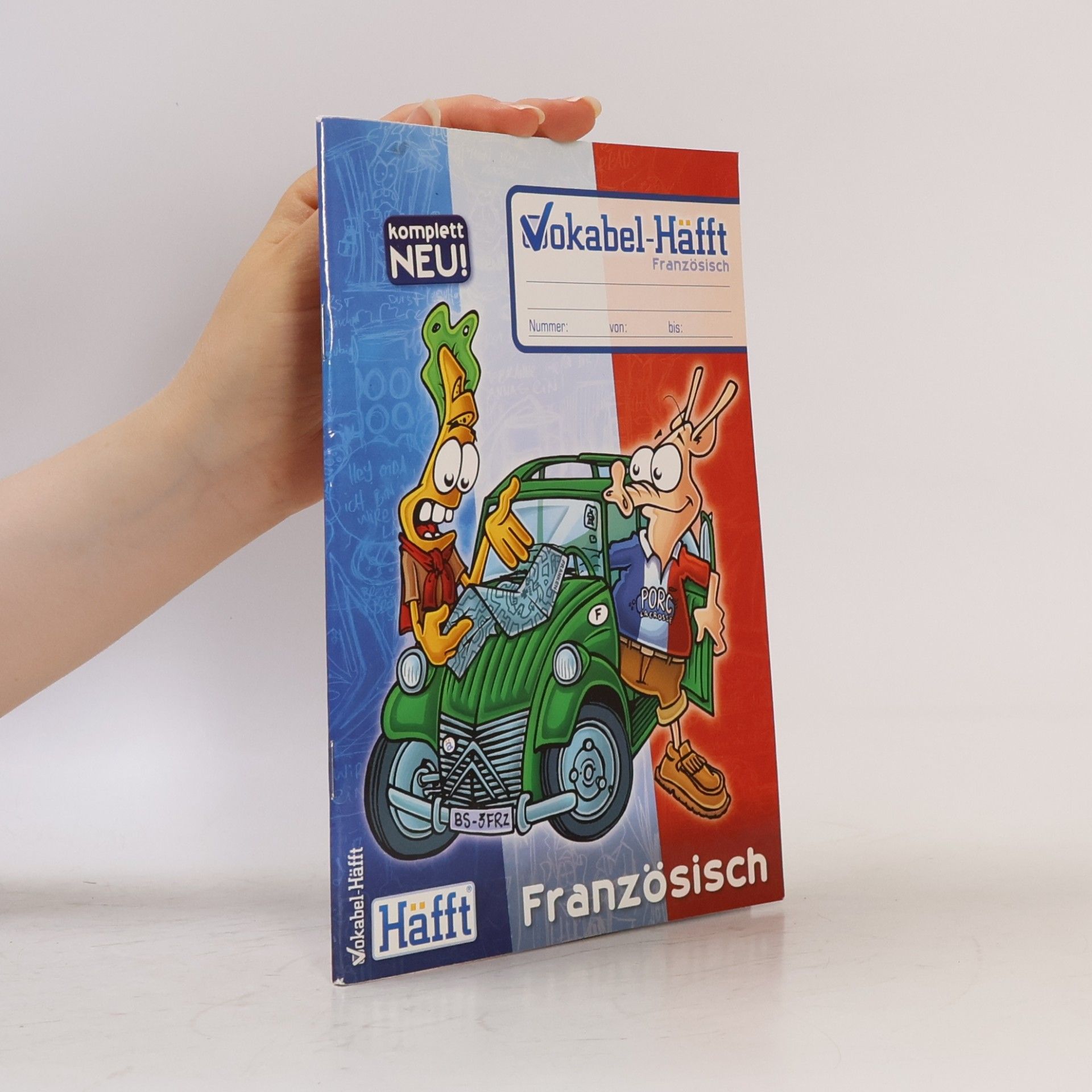 Häfft Vokabel-Häfft, Französisch - neu mit Stickern