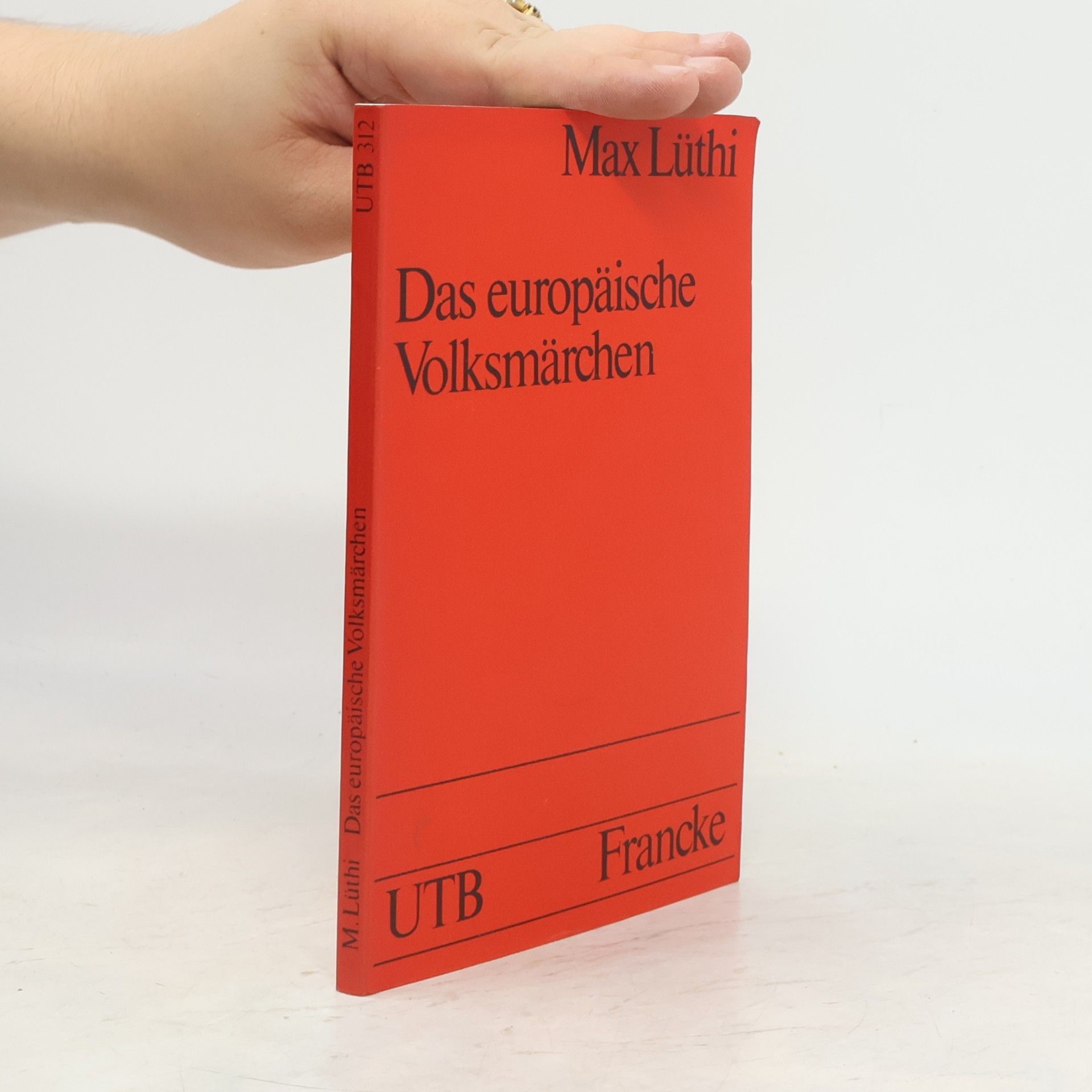 Max Lüthi Das europäische Volksmärchen