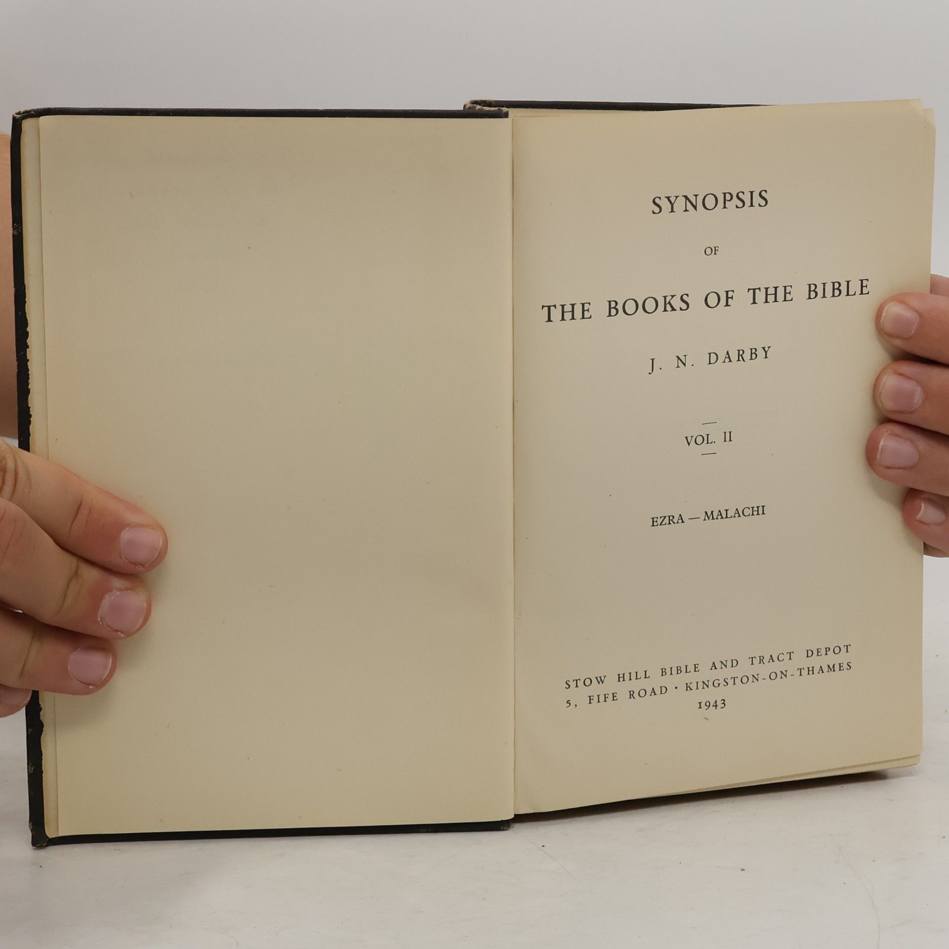 John Nelson Darby Synopsis of the Books of the Bible II