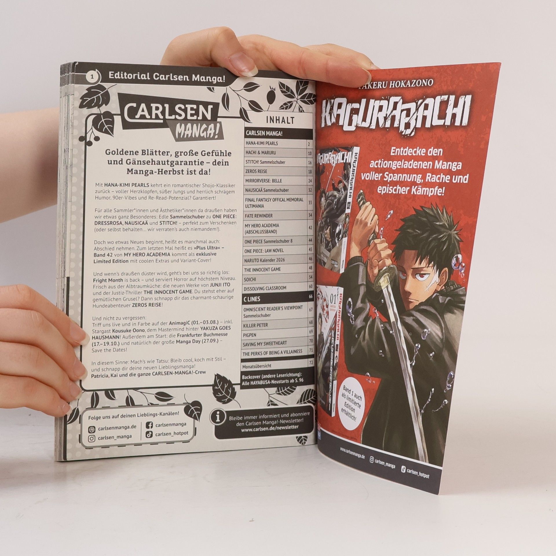 Autorenkollektiv Manga Preview August bis Novemver 2025