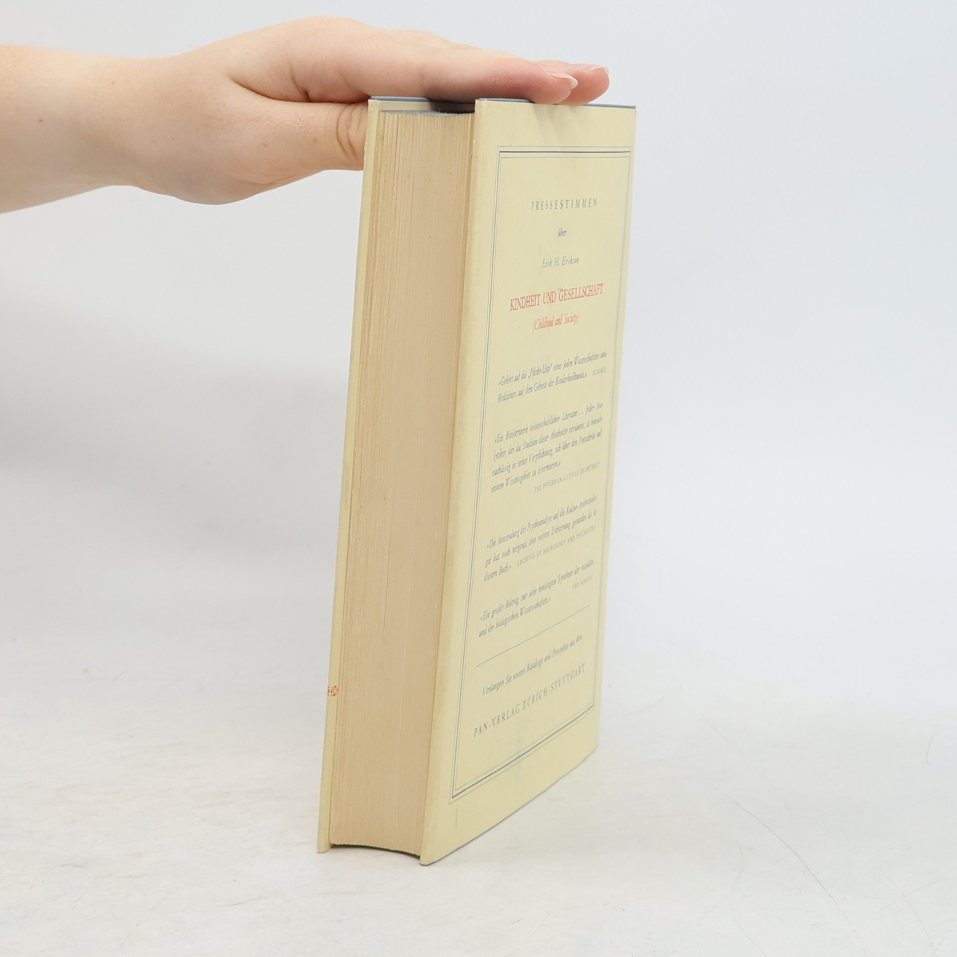 Erik H. Erik Homburger Erikson Kindheit und Gesellschaft