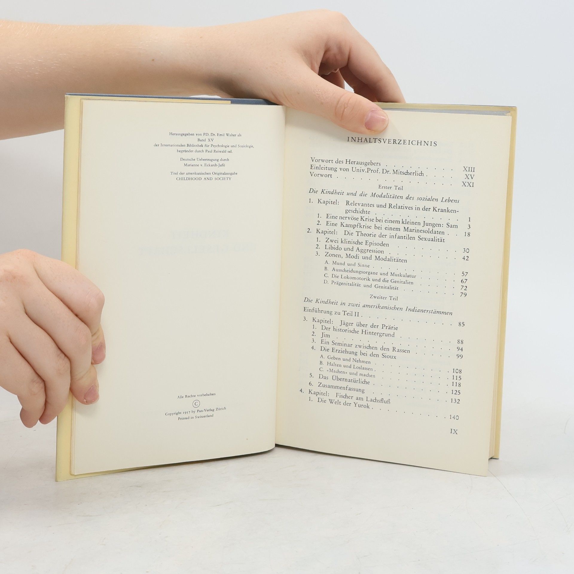 Erik H. Erik Homburger Erikson Kindheit und Gesellschaft