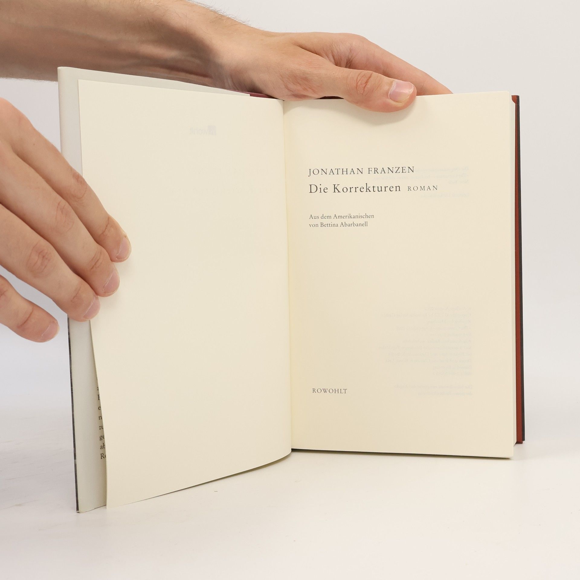 Jonathan Franzen Die Korrekturen