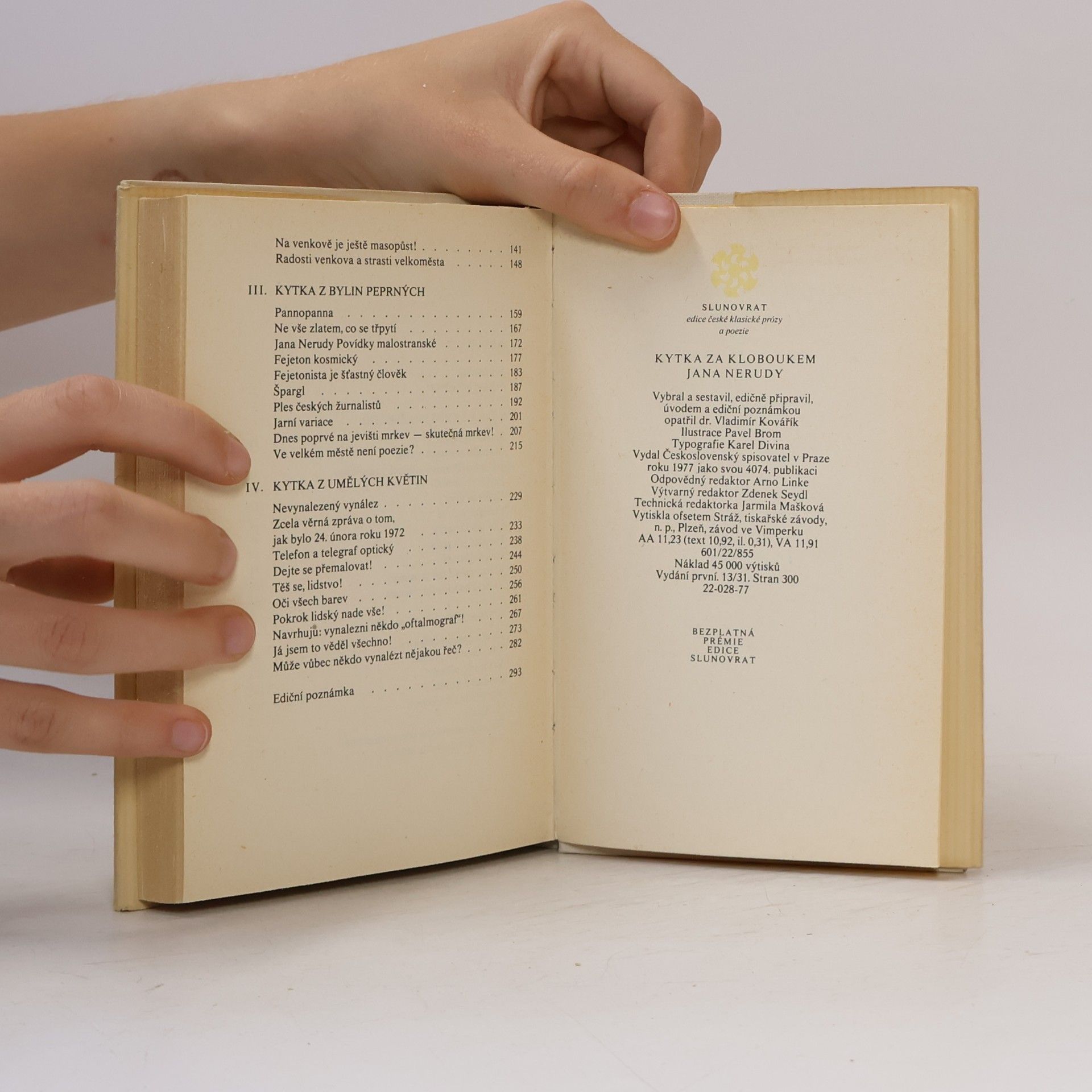 Jan Neruda Kytka za kloboukem Jana Nerudy